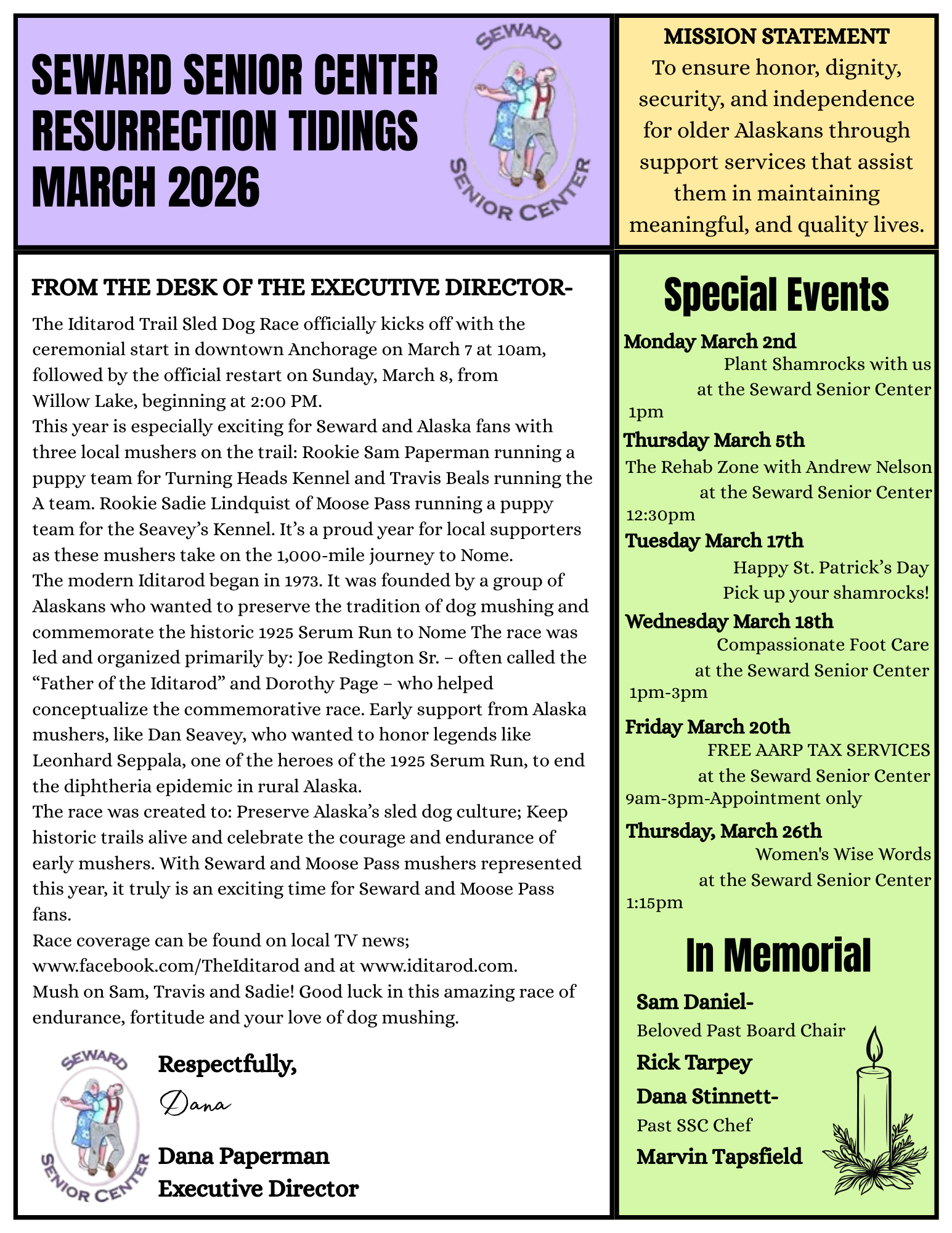 March 2026 Newsletter  (Copy)