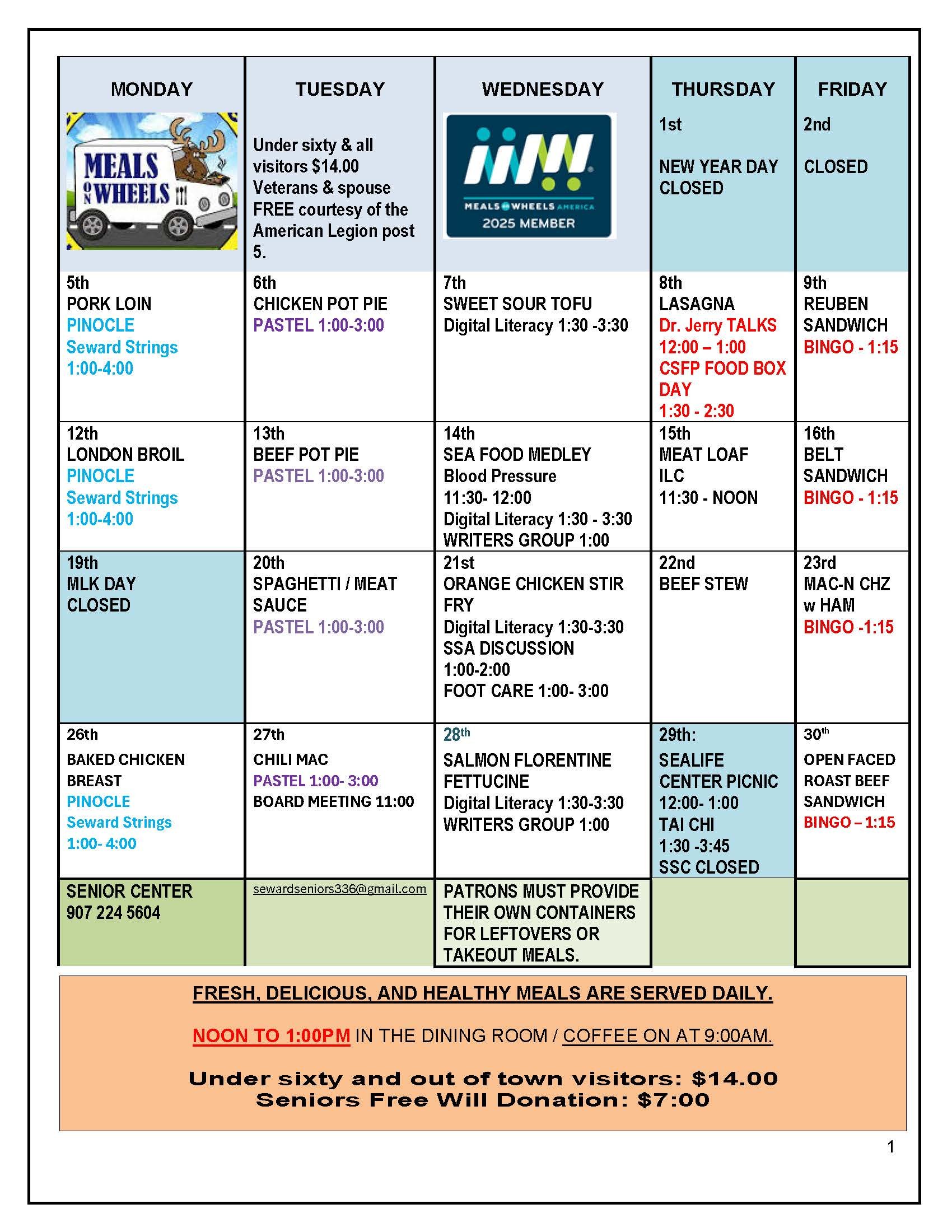 January 2026 Newsletter