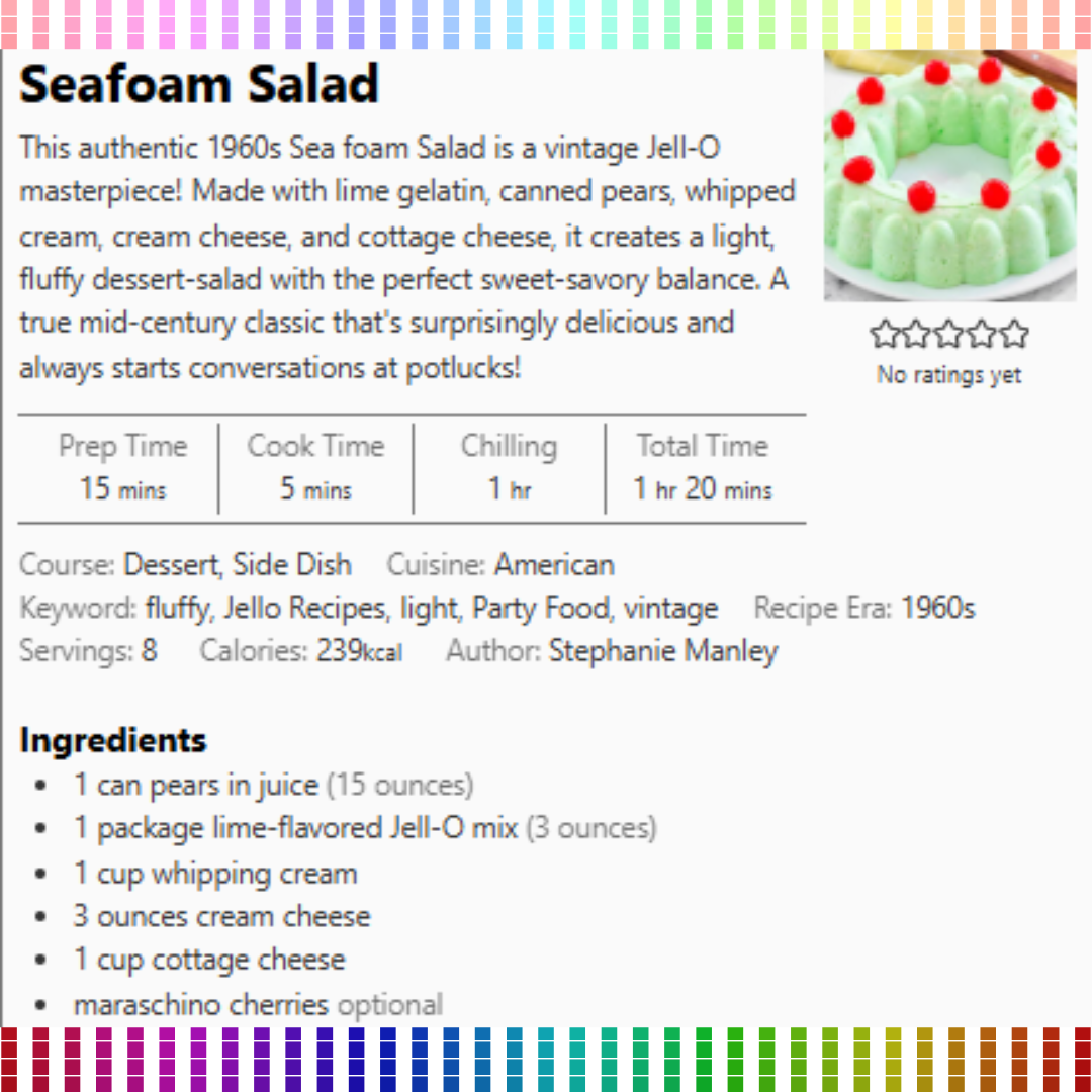Seafoam Salad