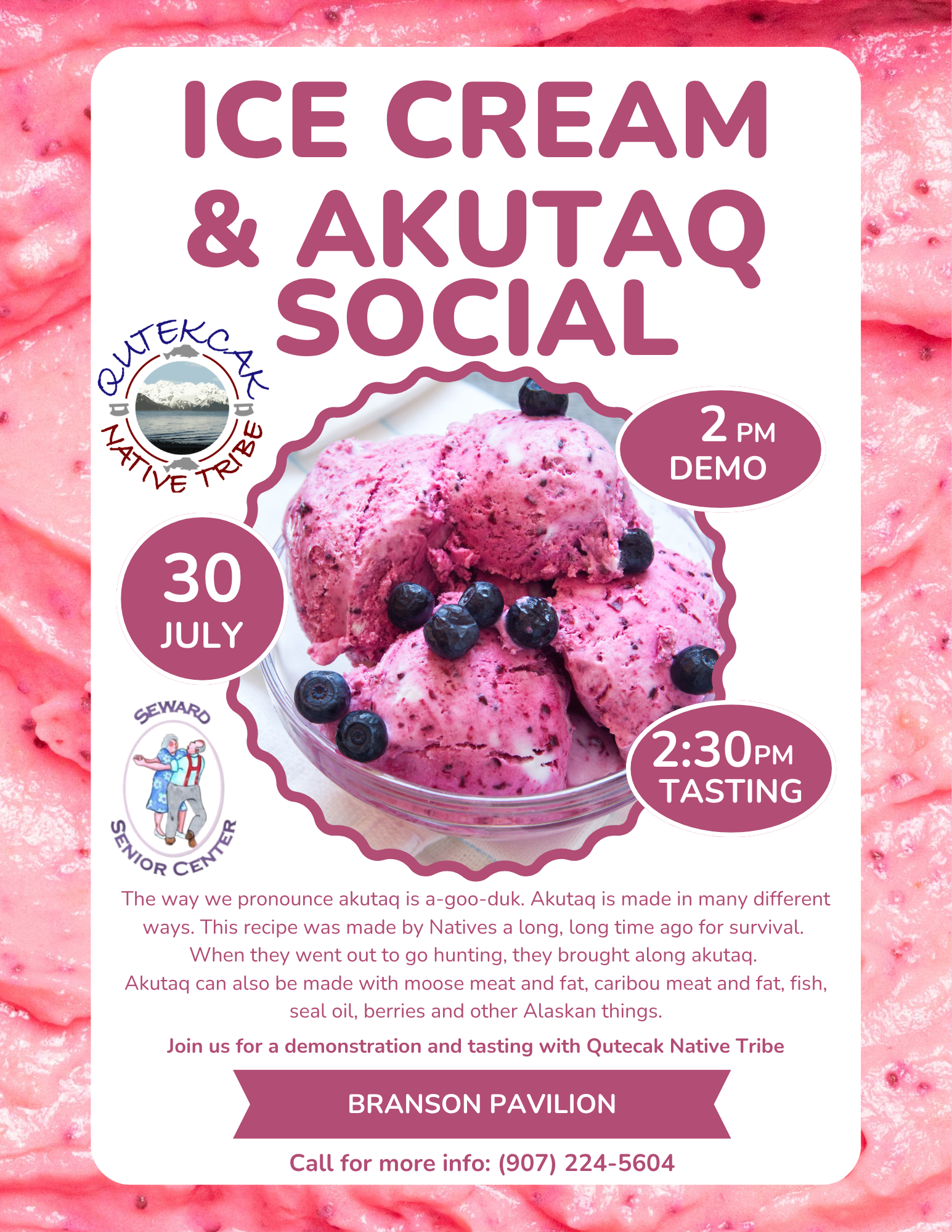Akutaq Ice Cream Social