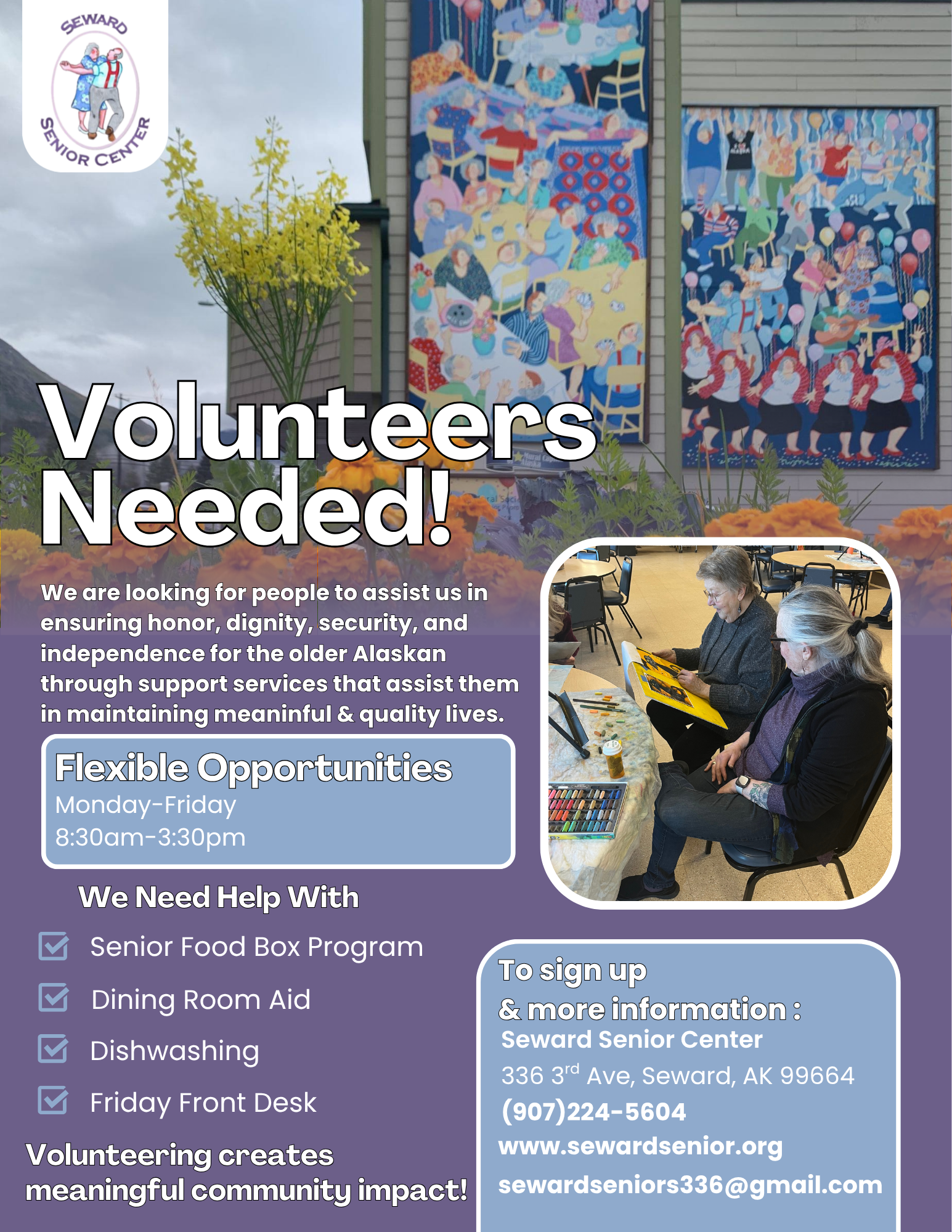 Volunteer with us! 