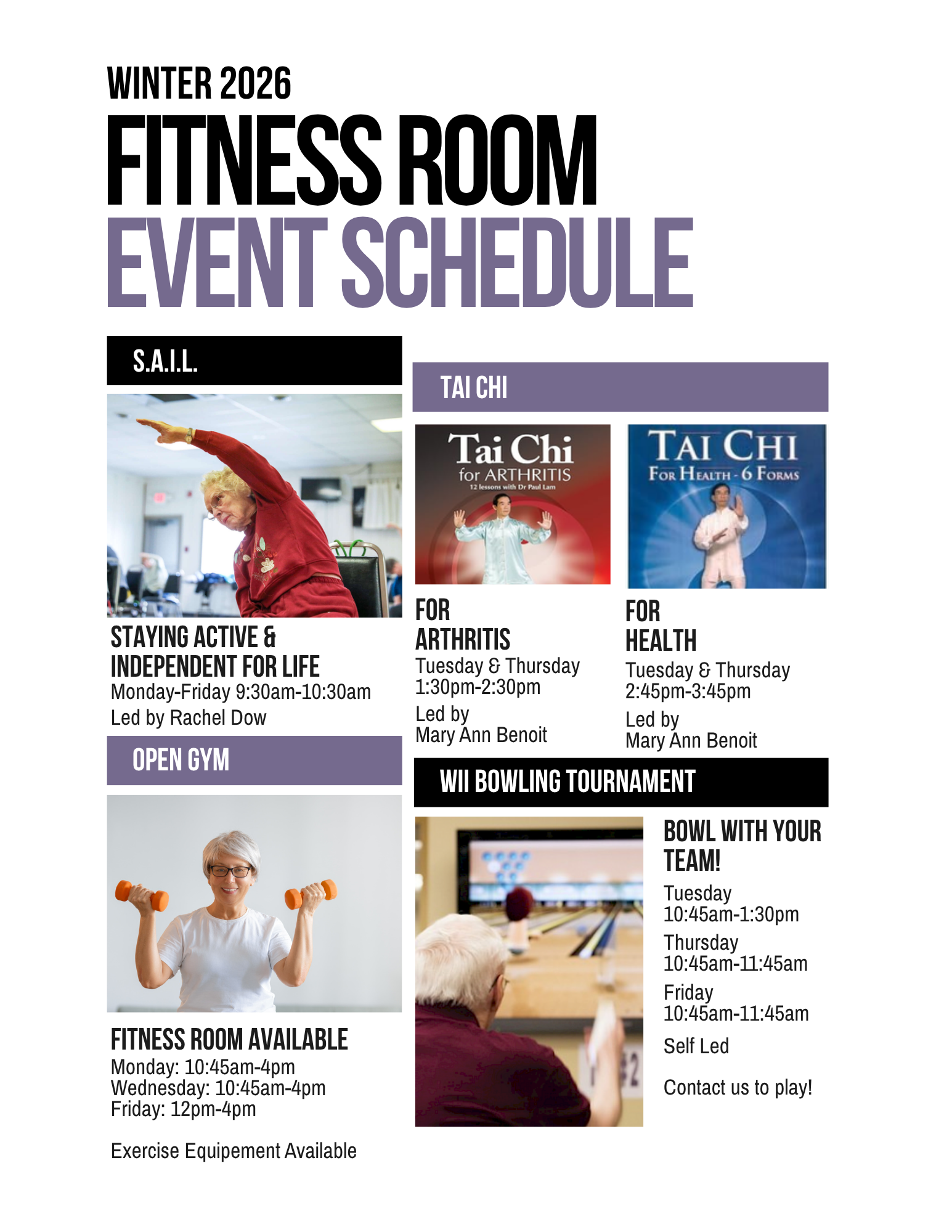 Winter Fitness at the Seward Senior Center