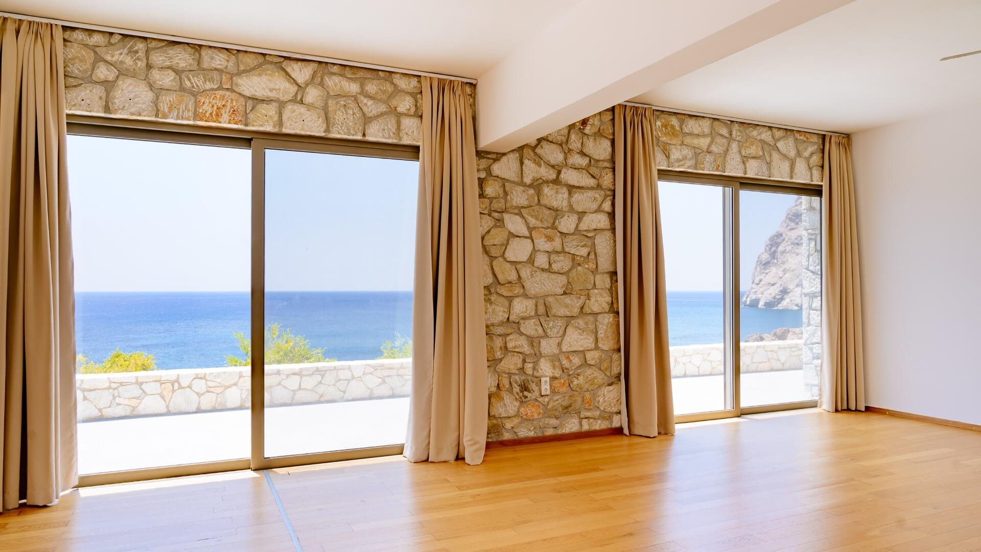 The Shala comes with an ocean view