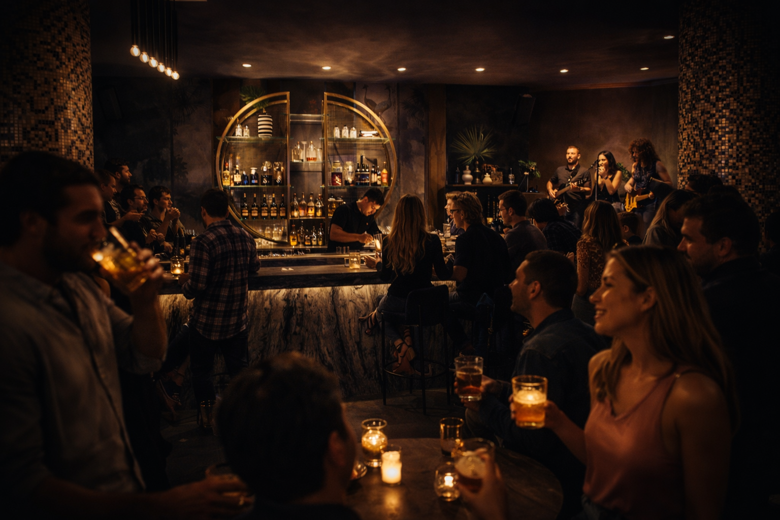 A fun and vibrant restaurant scene at Capo and The Spritz in Yaletown.
