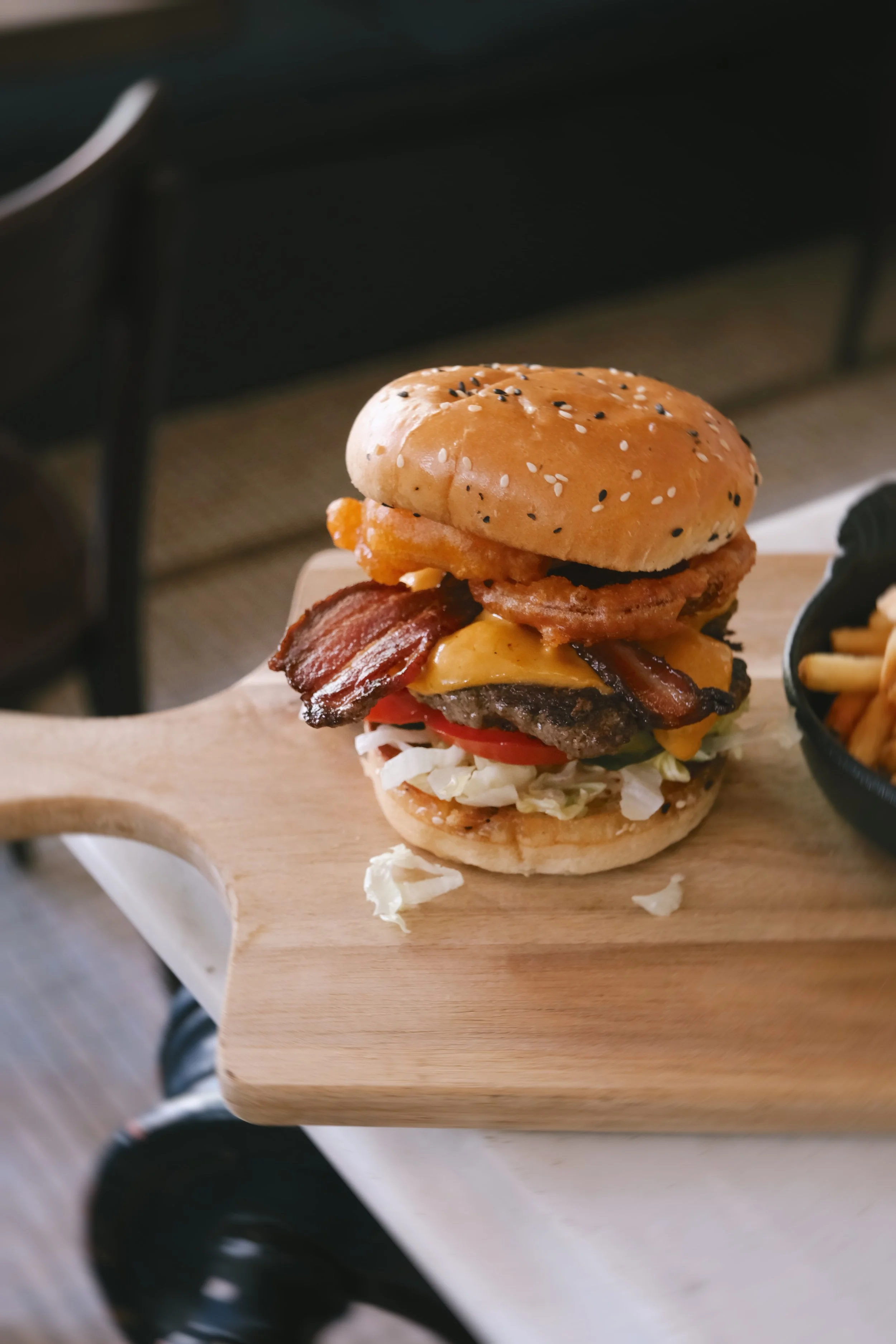 The Yaletown Burger at Capo and The Spritz.