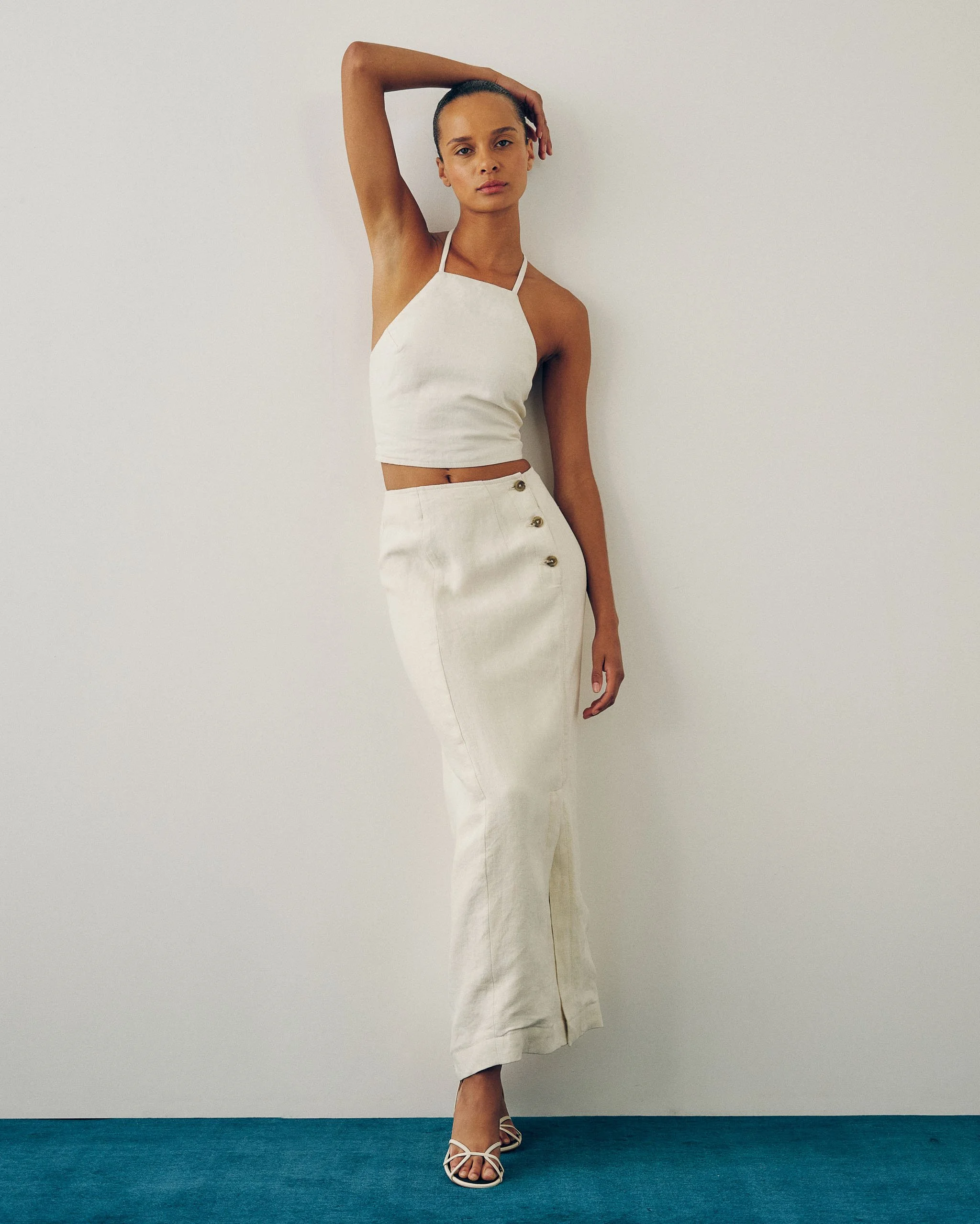 COLUMN SKIRT FLAX LINEN KIERA TOP FLAX LINEN_02.jpg