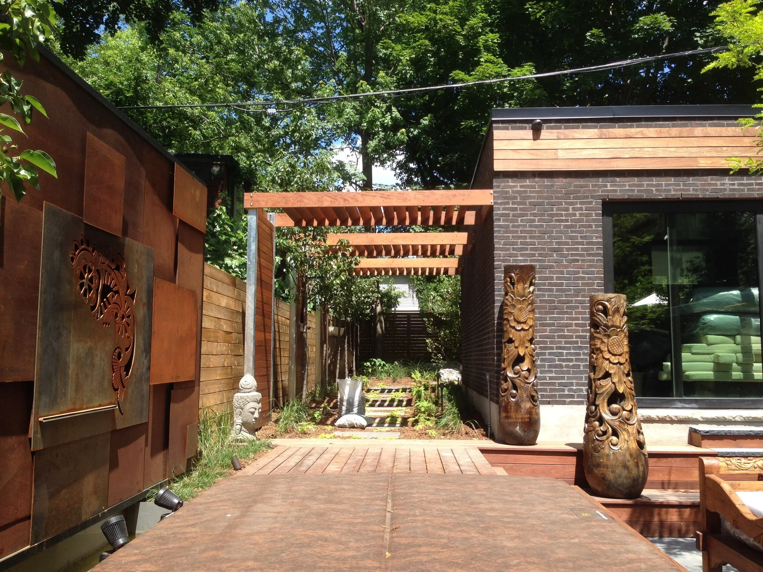 Making progress on beautiful modern arbors