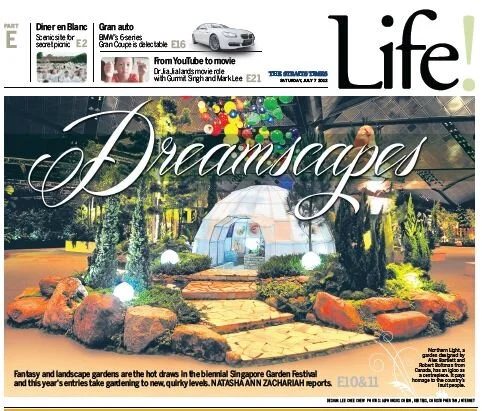 b sq. Design Studio Inc. Wins Silver at the Singapore Garden Festival 2012