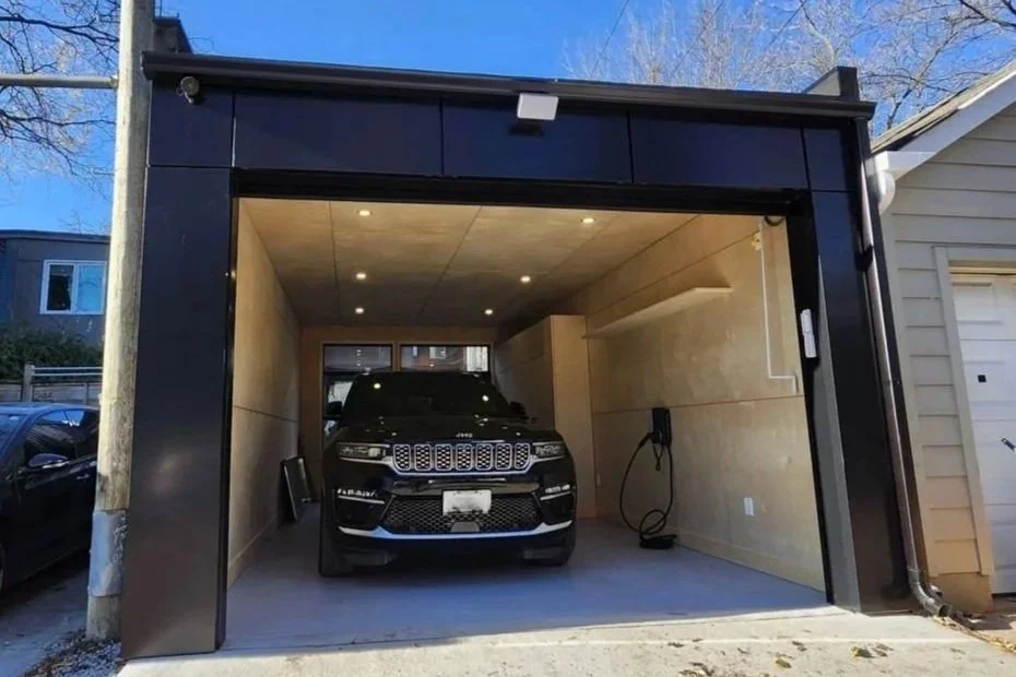 Custom Carports, Garages, Roll Up Access Doors and EV Chargers