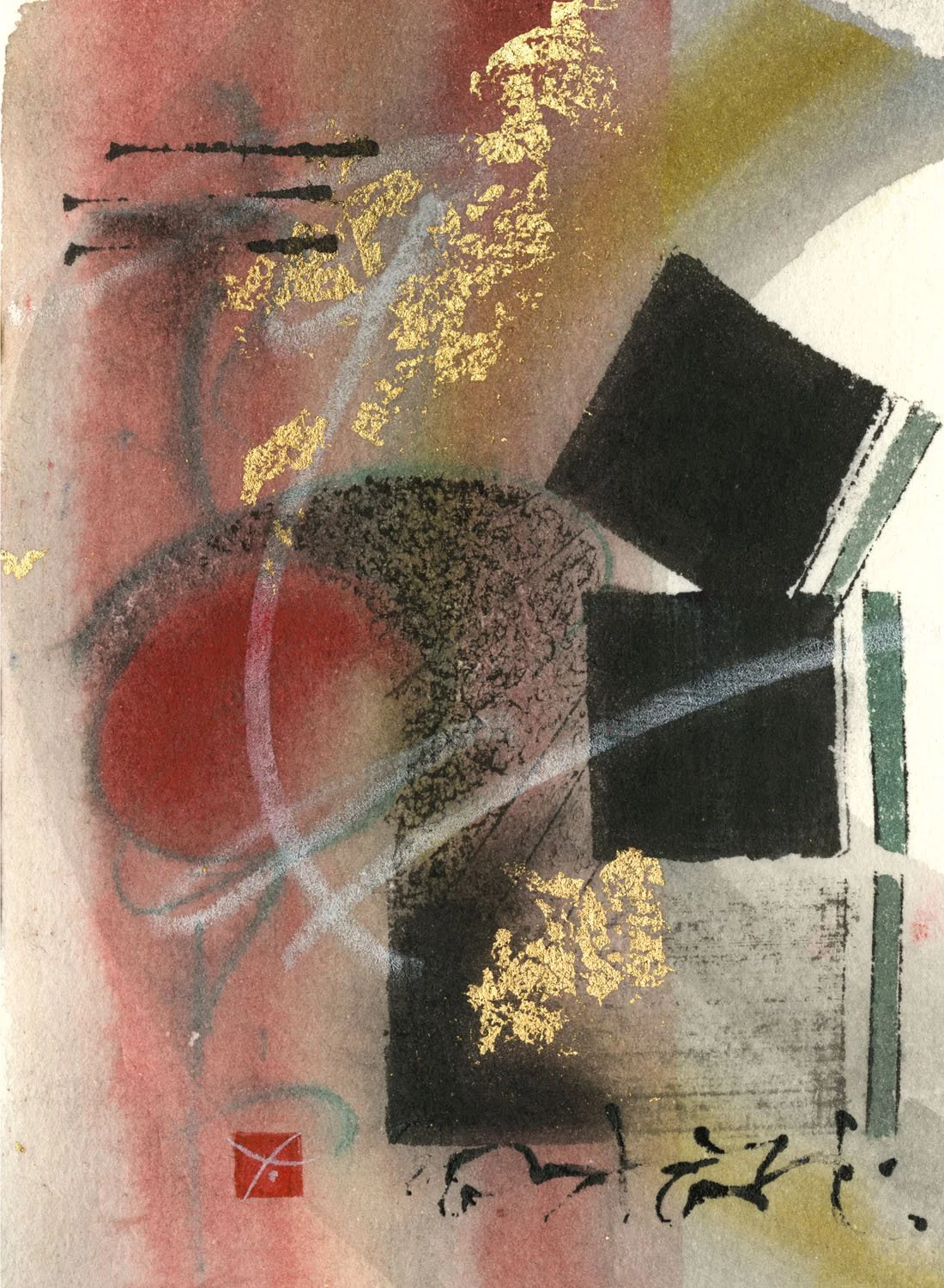 Original Calligraphic Painting — Abstract #4