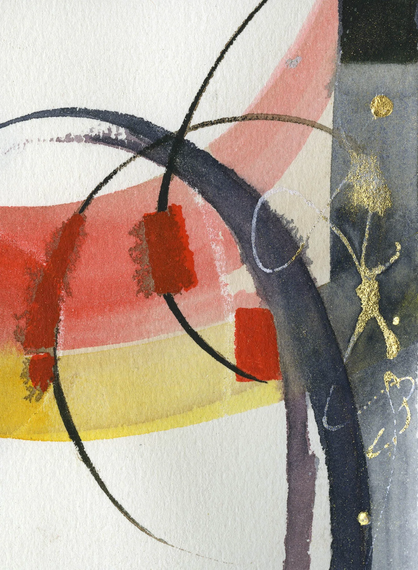 Original Calligraphic Painting — Asemic Writing #2