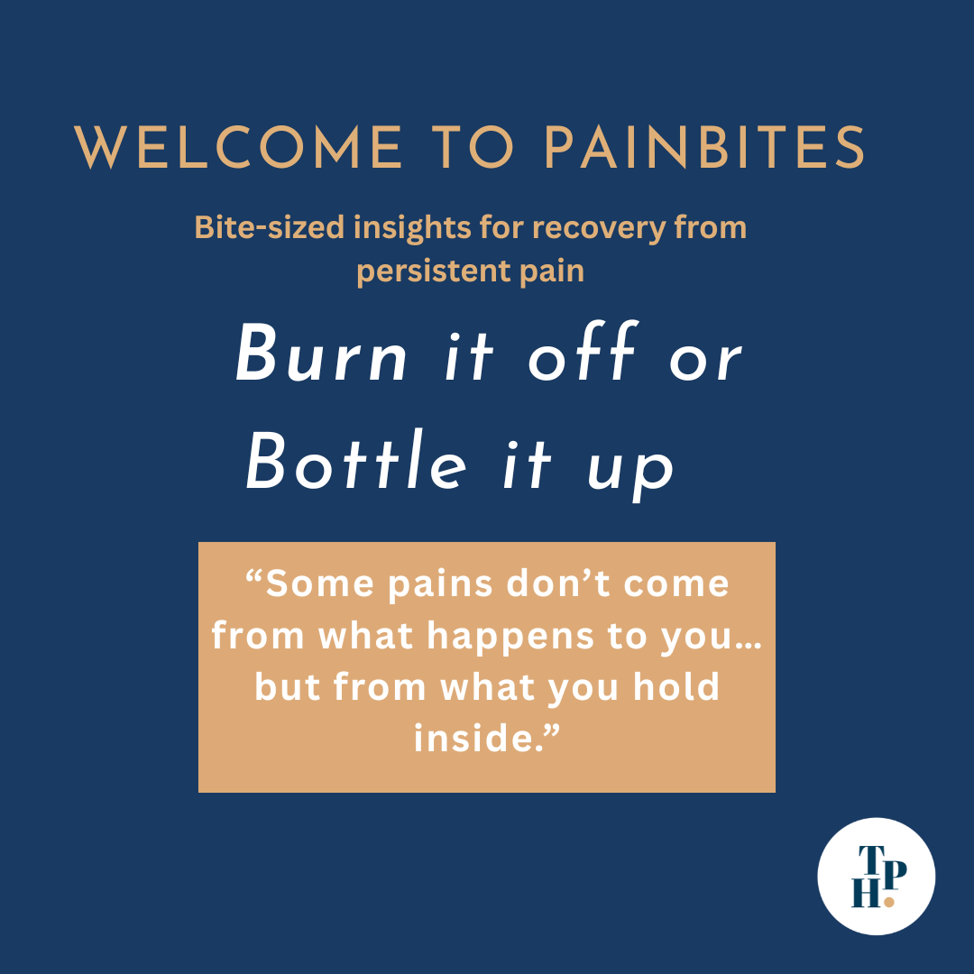 Burn It Off - Or Bottle It Up