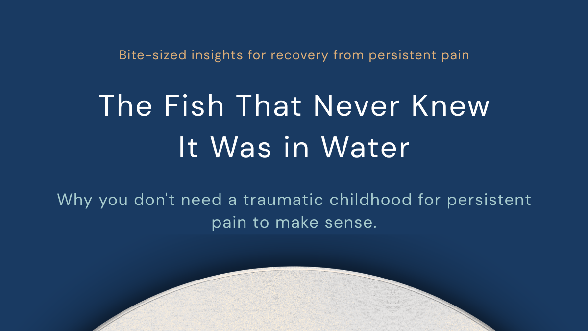 The Fish That Never Knew It Was in Water