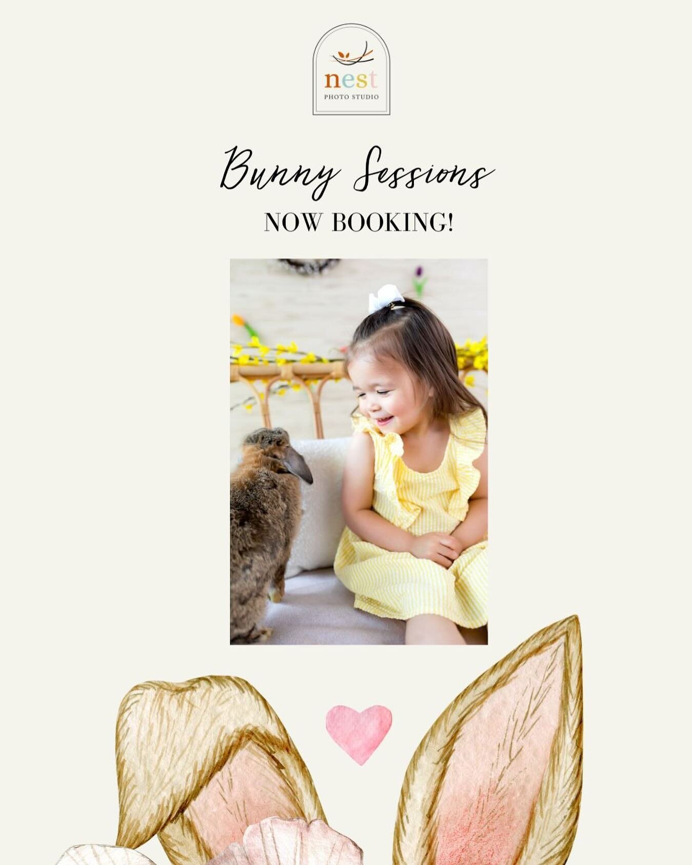 Link in bio! 

BUNNY Sessions. Meet our adorable live bunny for some gentle petting and the sweetest photos. 

🐰