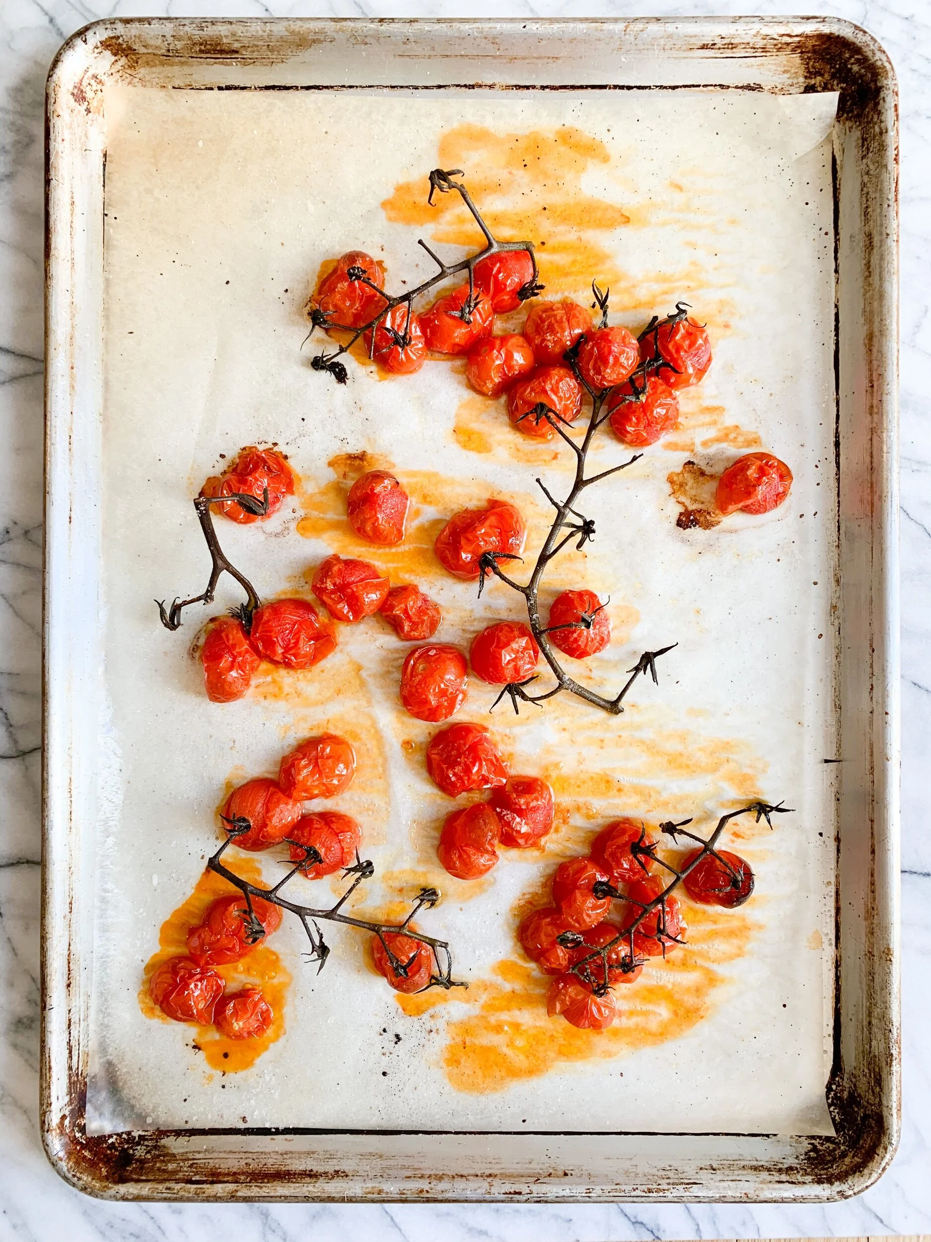 Burst Cherry Tomatoes