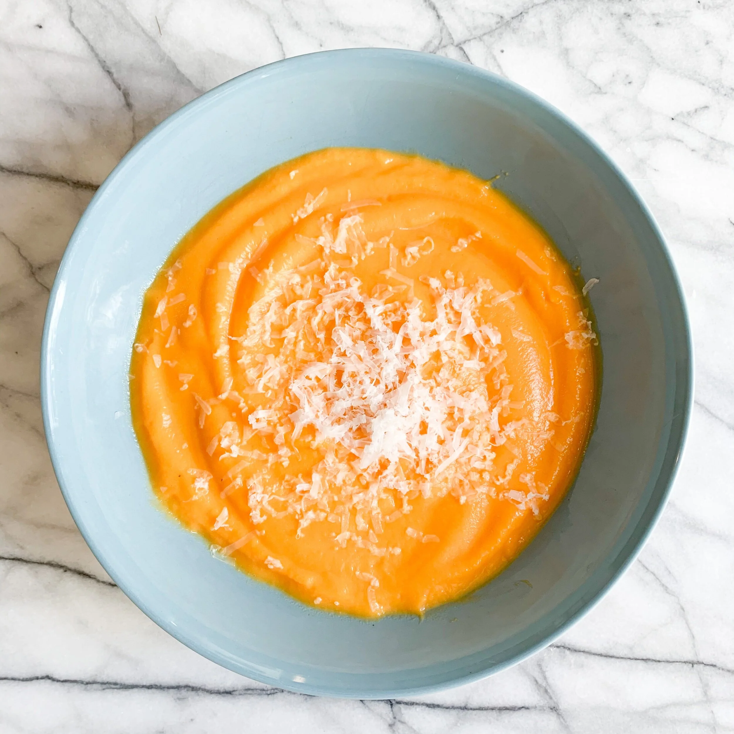 Milk-Poached Sweet Potato Purée