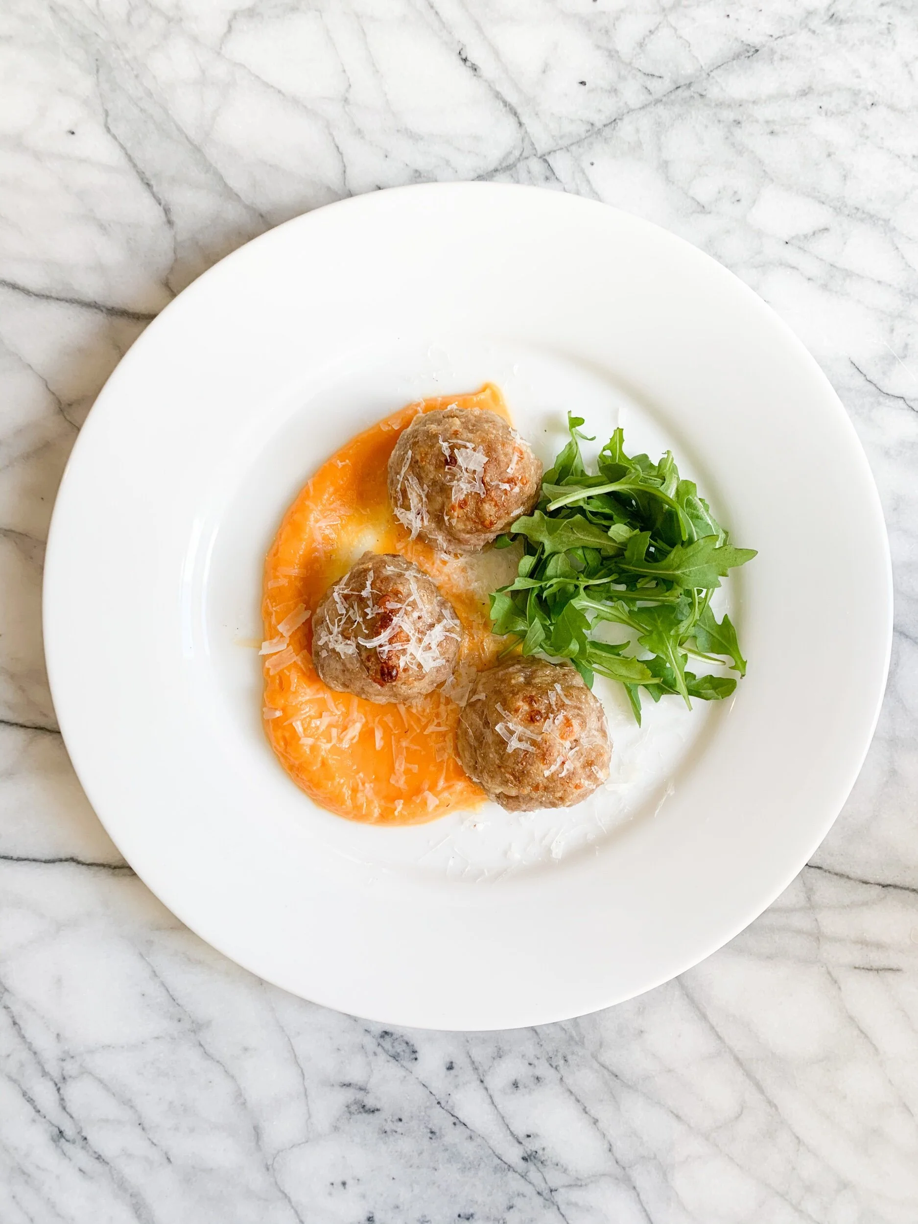 Pork Manchego Meatballs
