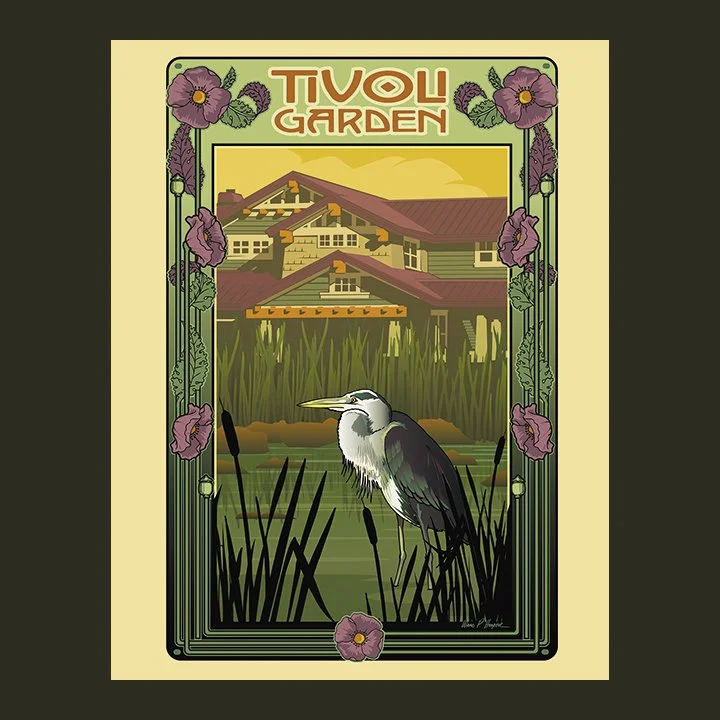 Tivoli Gardens Heron 11x14.jpg