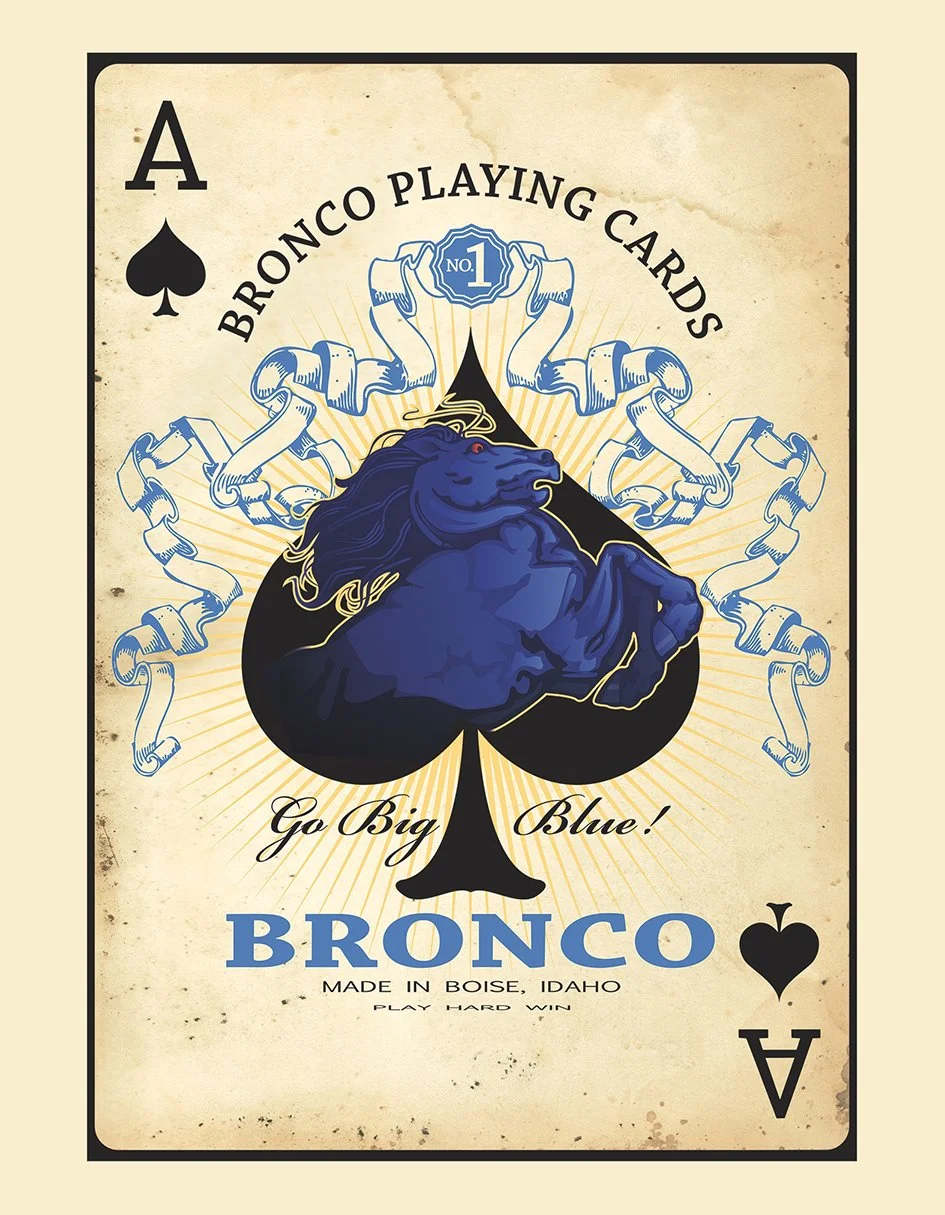 Bronco Ace of Spades