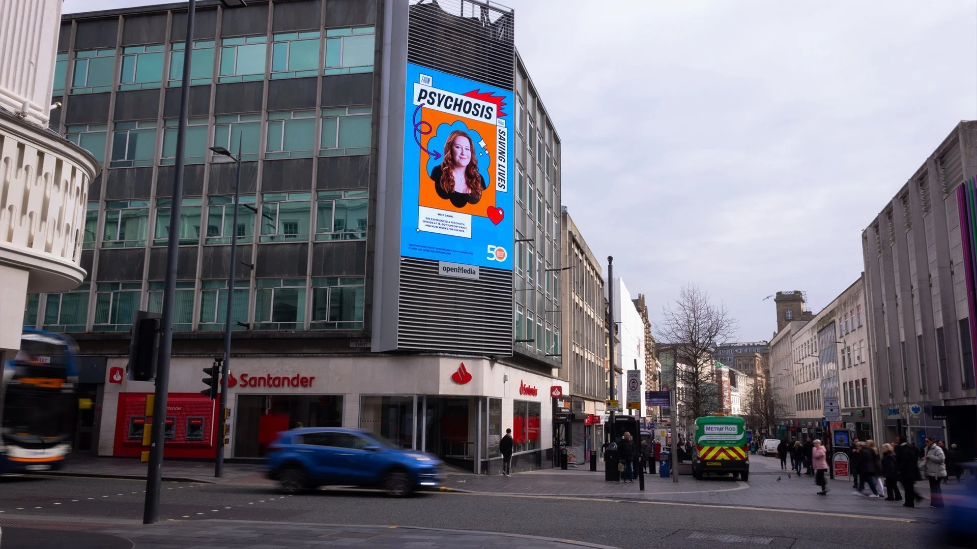 Rethink Mental Illness  'From Psychosis To...'  ⸻ OOH Campaign & Digital
  
To celebrate Rethink Mental Illness 50th anniversary, we worked on a campaign to address and change the perceptions of psychosis in young people. The current beliefs is that 