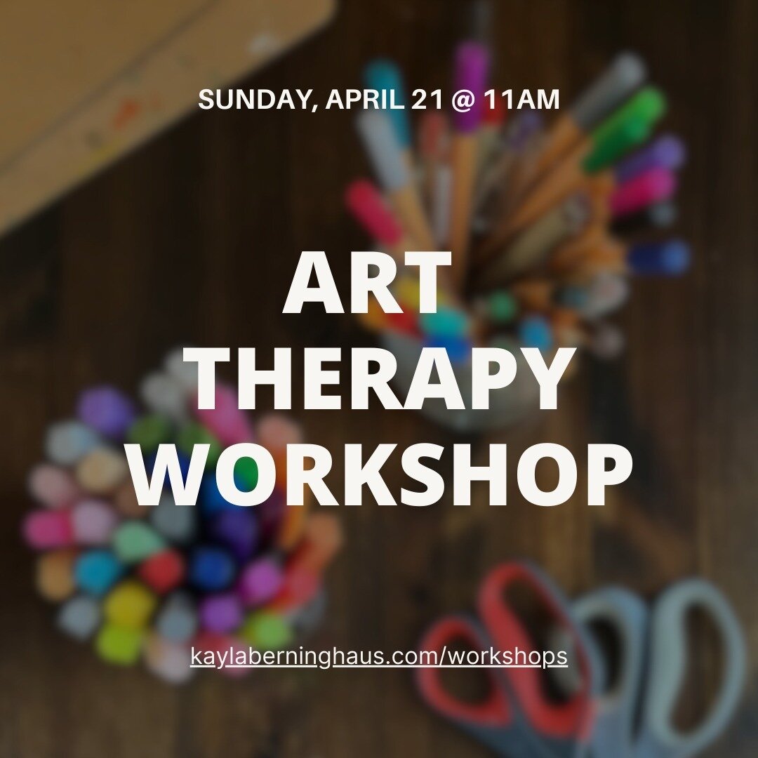 I'm not usually organized enough to jump on trends, so here I am the week after #CreativeArtsTherapyWeek to share a small group workshop offering. Workshops can be a great, low pressure way to experience art therapy. Sometimes the best way to learn a