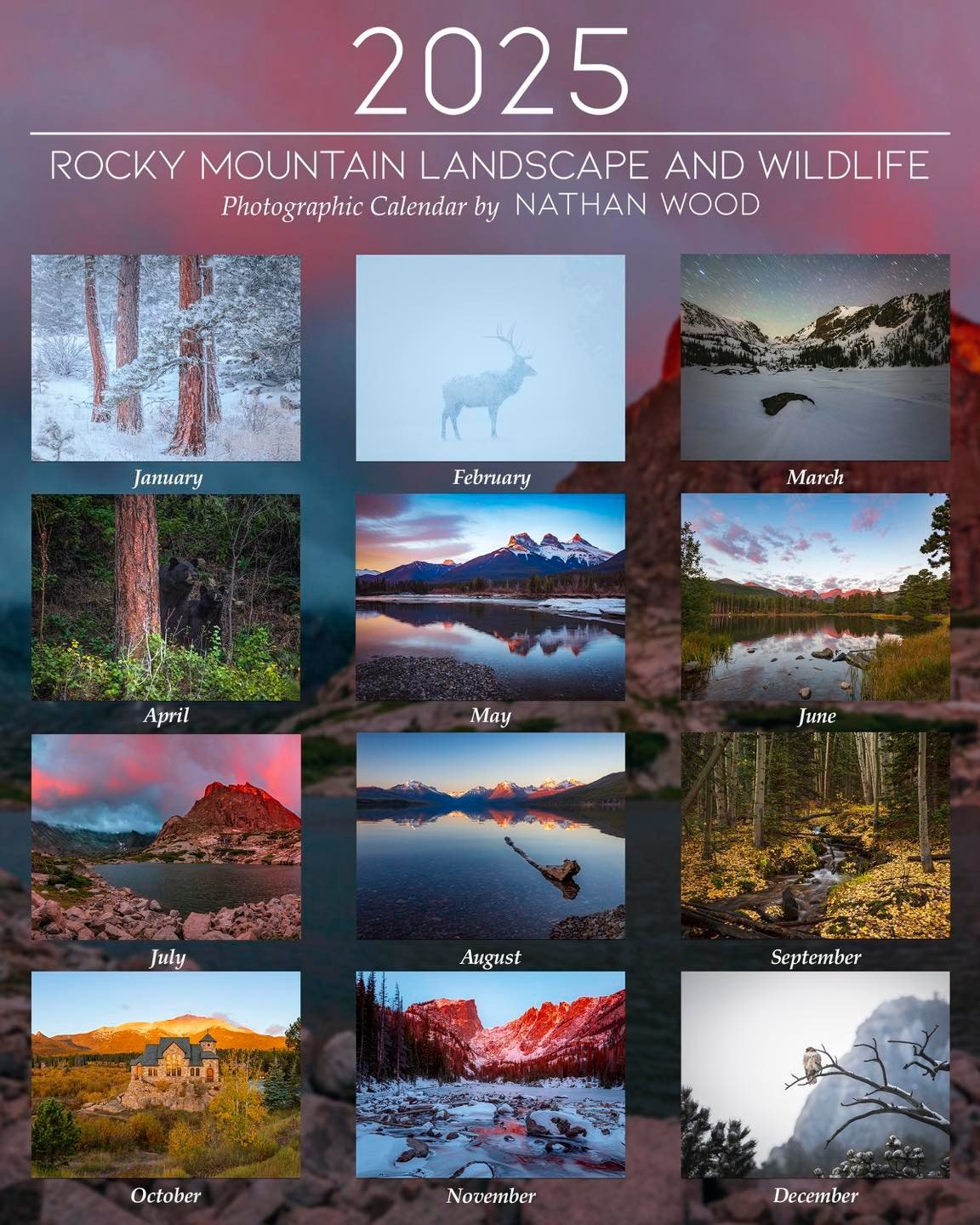 It&rsquo;s not too early to grab one of these for yourself or for a friend! These also make excellent holiday gifts!

#nationalparks #nationalparkcalendar #coloradocalendar #photographycalendar #2025calendar #calendar #photocalendar #sunrisephotograp