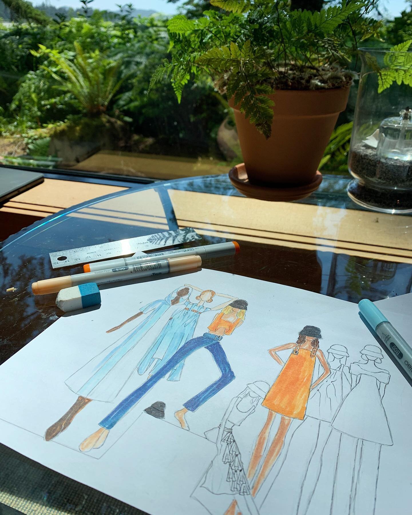Sketches for Artica collection S/S2021