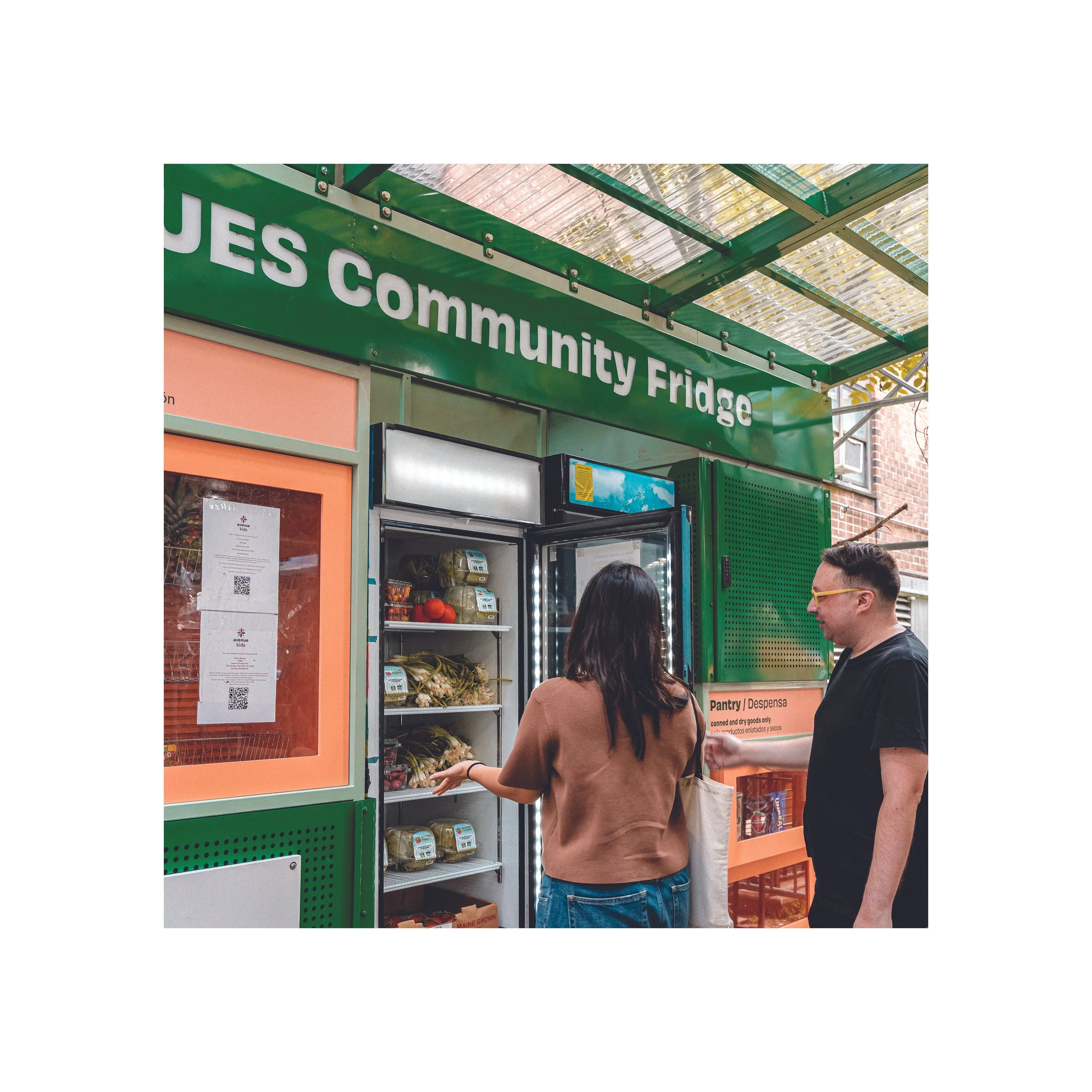 d/a x grassroots grocery ues community fridge