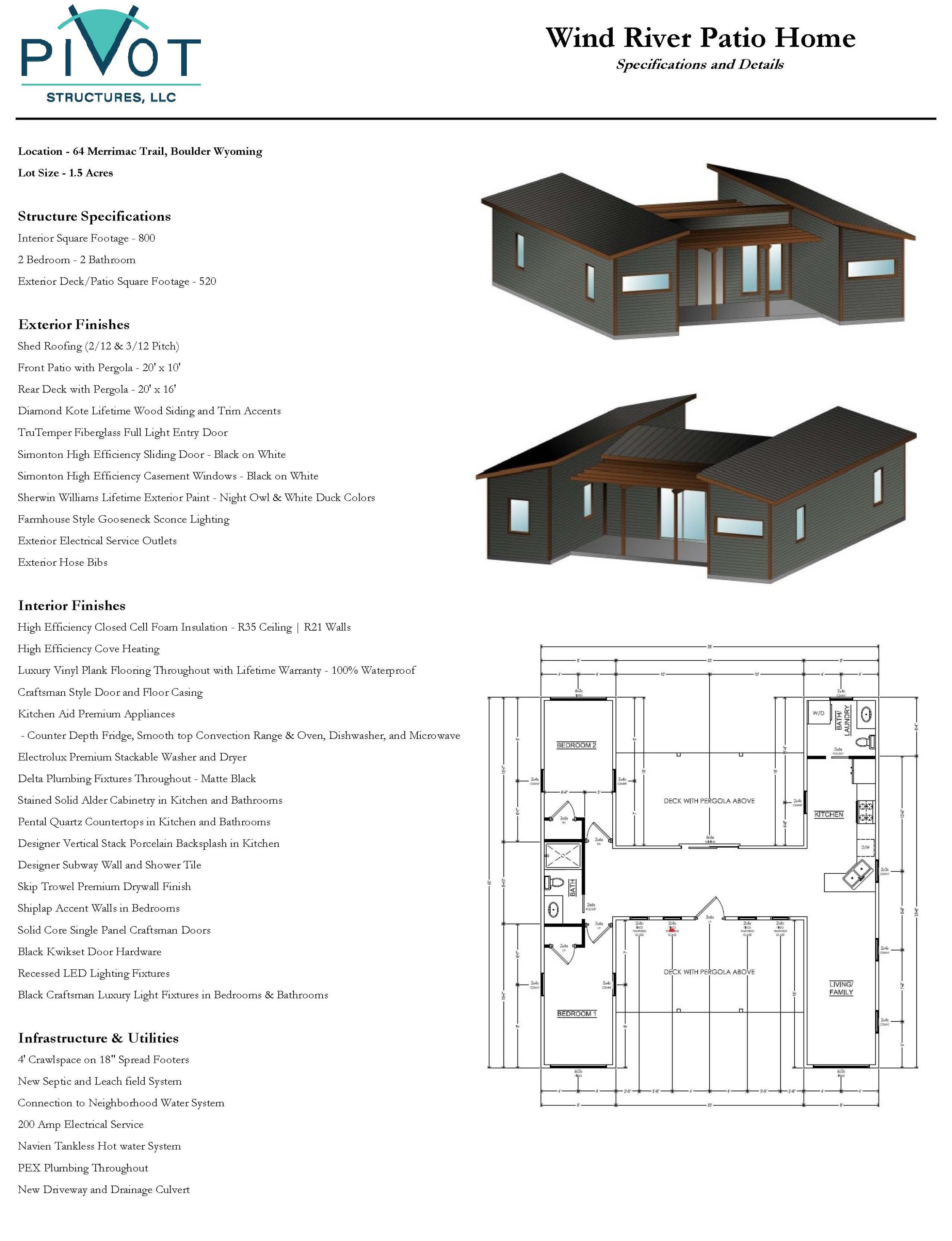 Wind River Patio Home — Pivot Structures