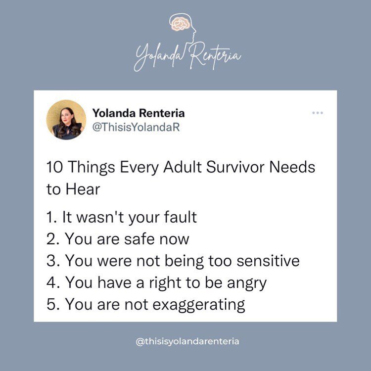 Repost from @thisisyolandarenteria
&bull;
Trauma is not so much about what happened, but about all the things that didn't happen before, during, and in-between that left people in a state of chronic unsafety. 

Because of the messages they received a