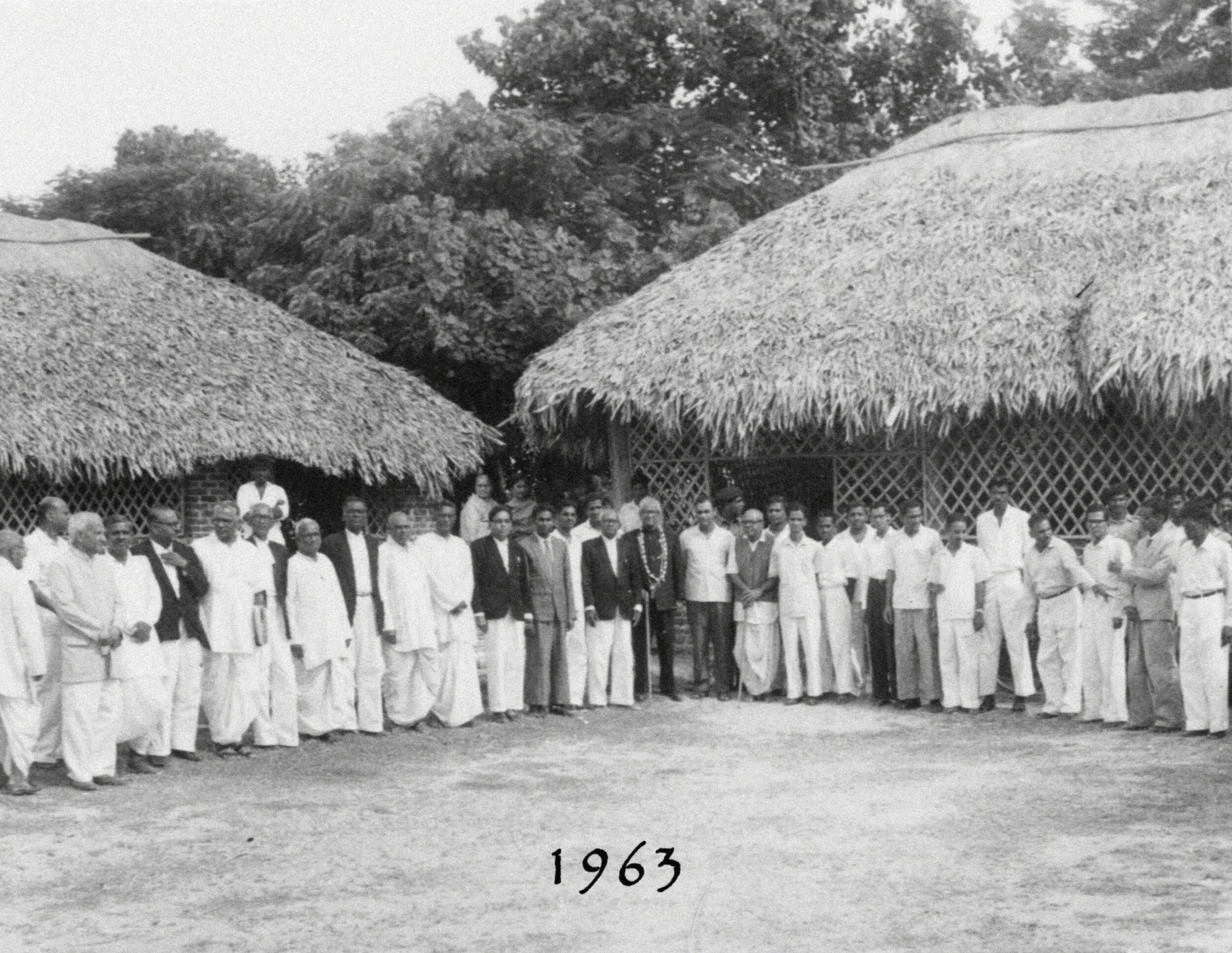  Two legends and founding fathers of 1. Manipal Educational society T.M.A Pai (in black suit with garland) 2. The Bapatla Educational Society Dr.Yarlagadda Sri KrishnaMurthy, B.sc, M.B.B.S (in white shirt and trousers left to Mr.Pai) 