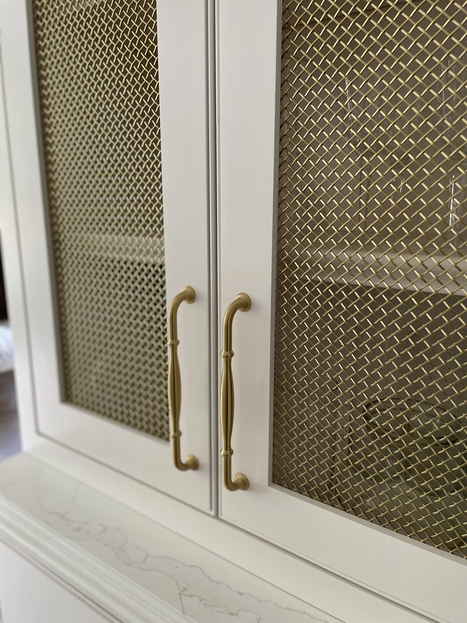 Cabinet wire mesh