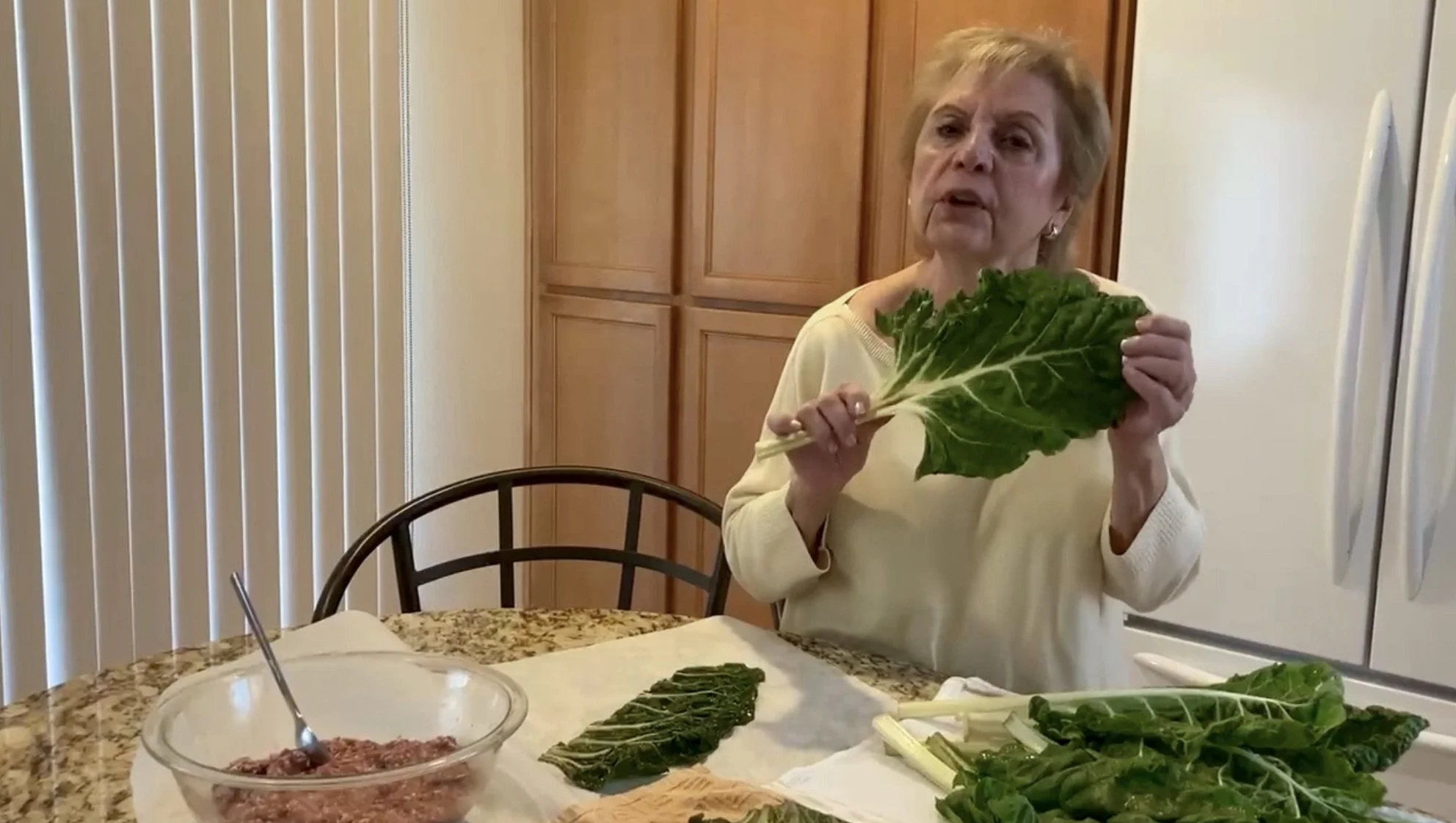 Yebret Siliq, Stuffed Chard Leaves **RECIPE**
