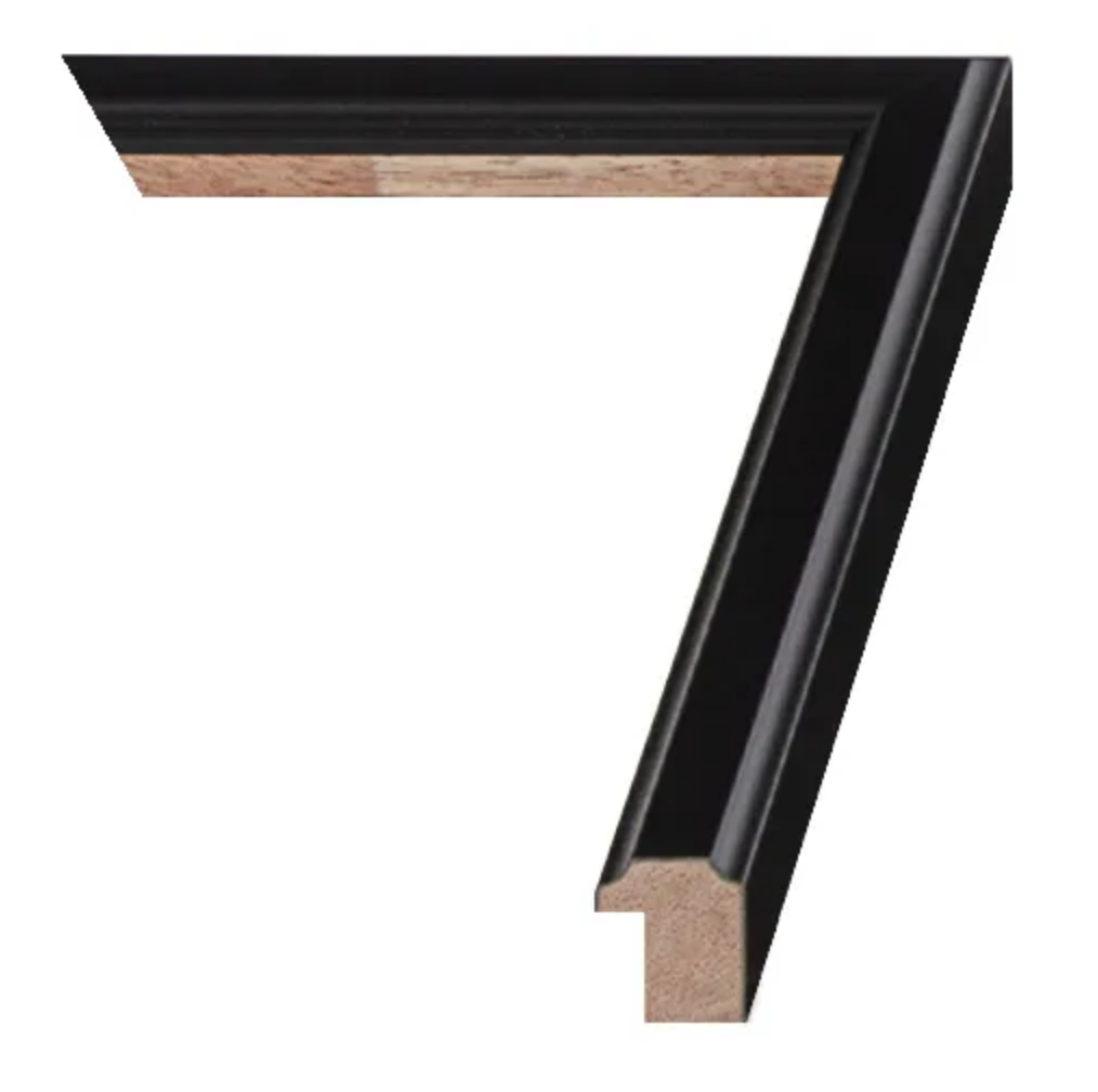 frame AA black satin