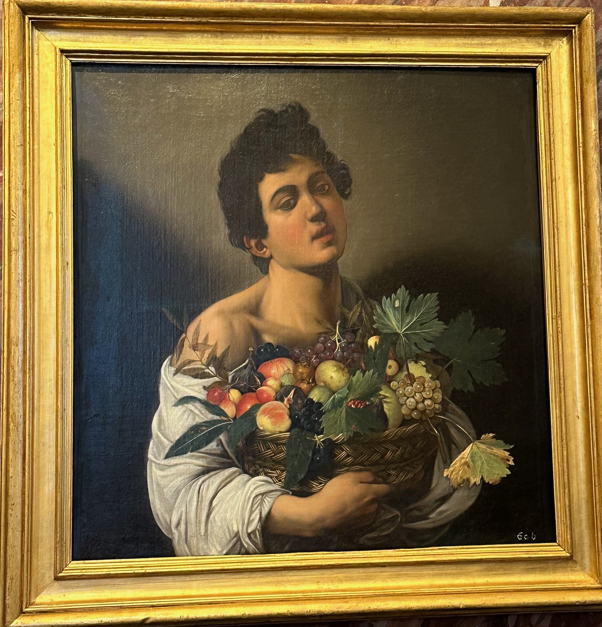Boy with a Basket of Fruit 1593