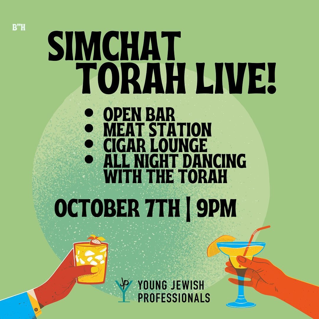 Simchat Torah is that special time when we release our inhibitions and celebrate the profound beauty, love, and joy of the Torah. 

It's a time for an exuberant Jewish dance party like none other.

Oh, and don't forget the abundance of L'chaim toasts