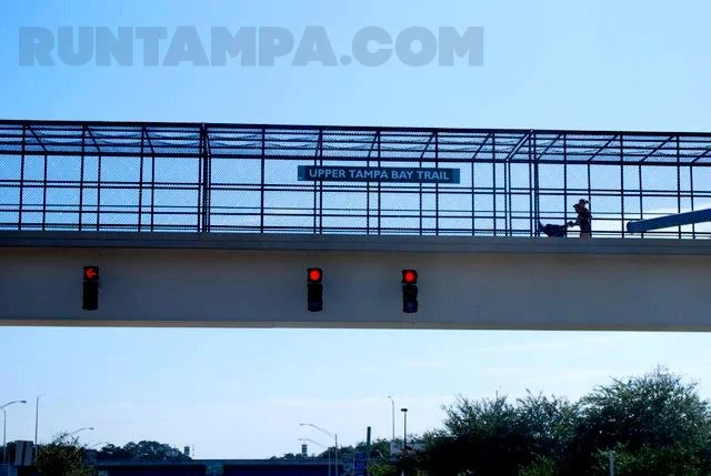 Gunn Hwy pedestrian overpass makes a great option for hill training in Tampa