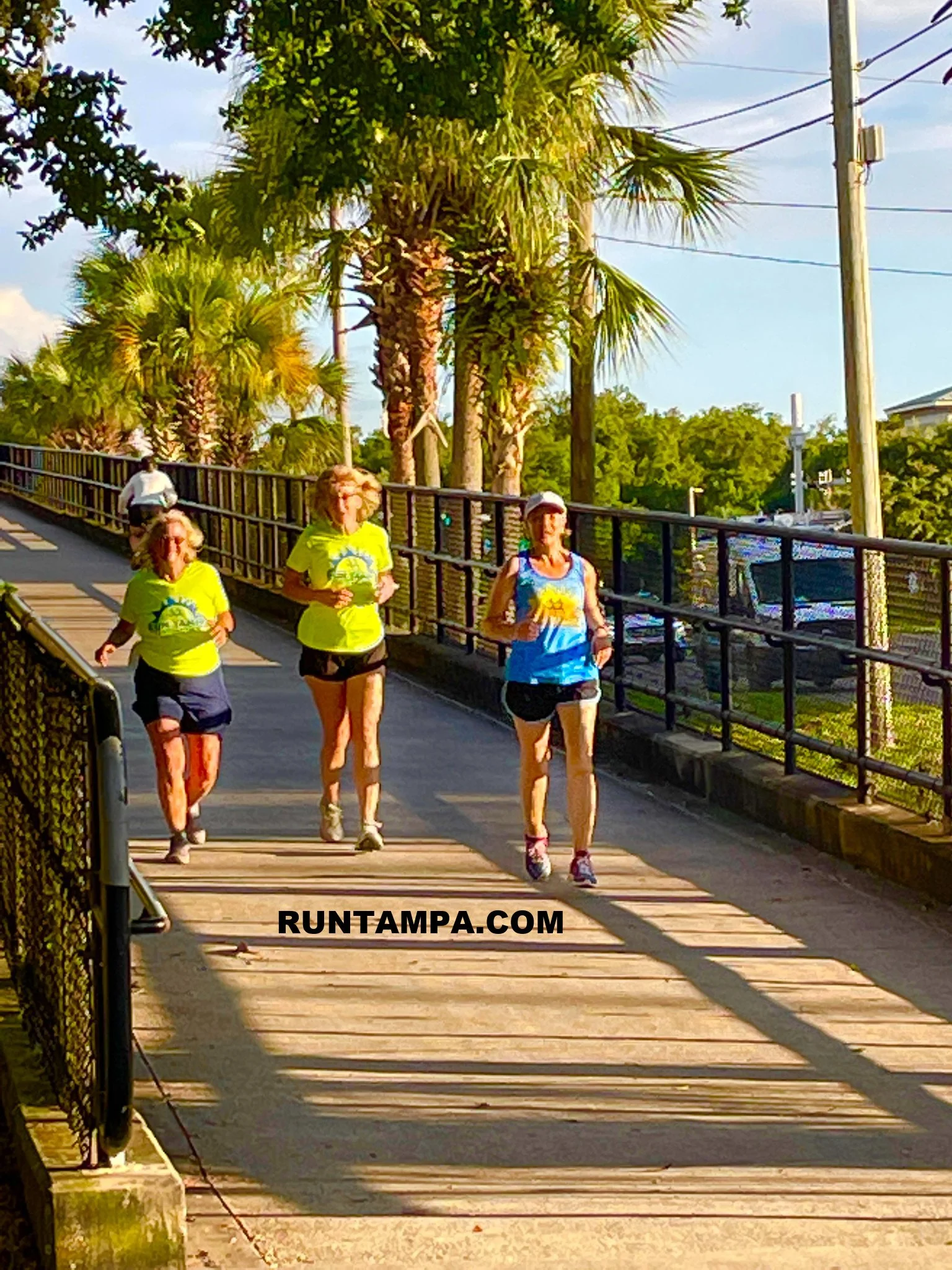 Hill repeats on the Upper Tampa Bay Trail Pedestrian Overpass