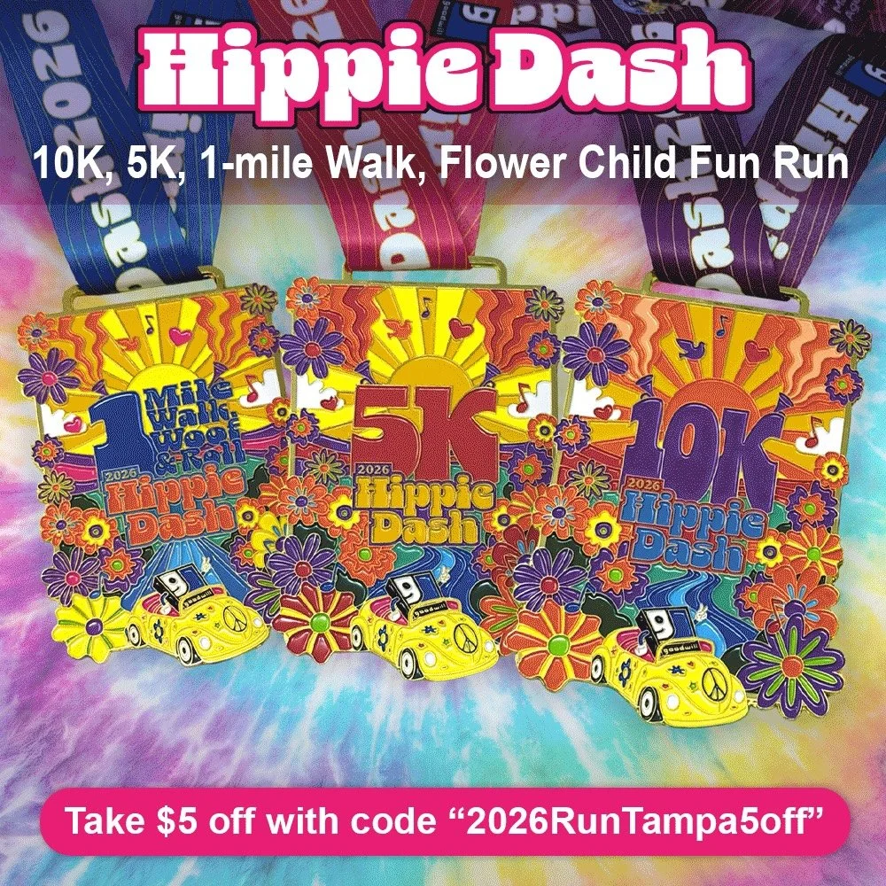 Hippie Dash 10K/5K/1mile - Safety Harbor