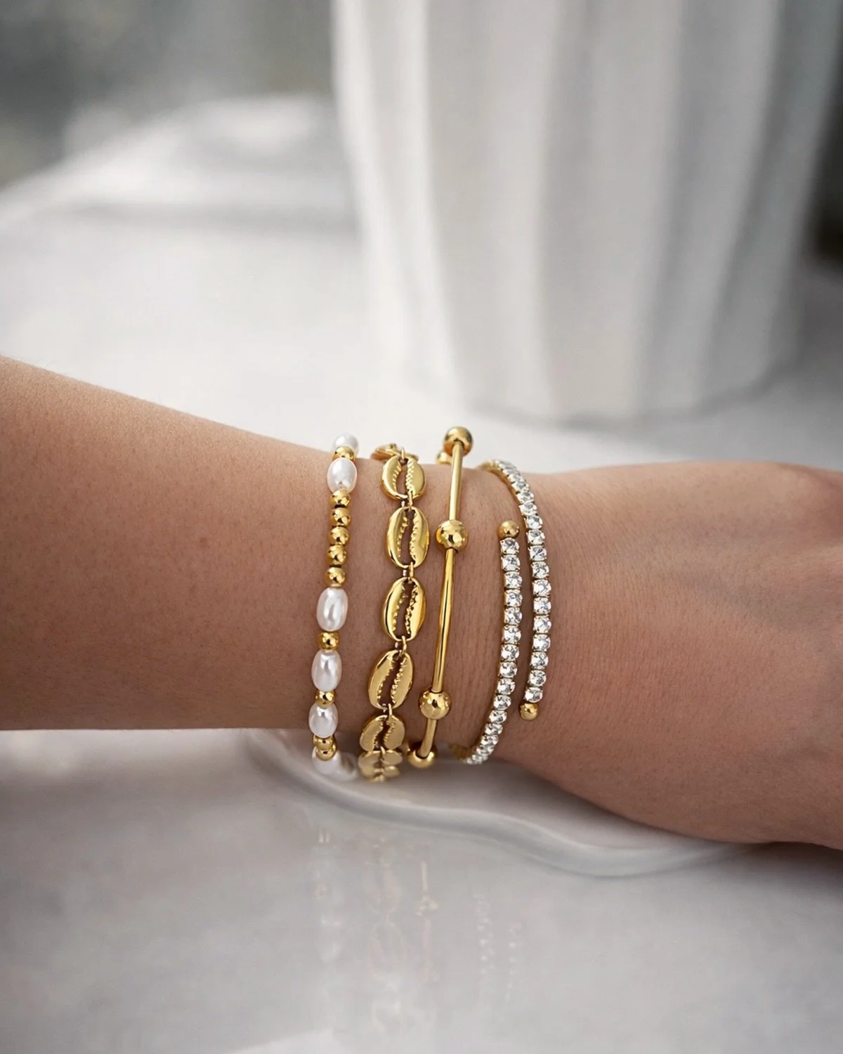 This is your sign to stack your wrist. ✨

#WristStack
#StackedStyle
#EverydayGold
#LayeredLuxury
#JewelryStack