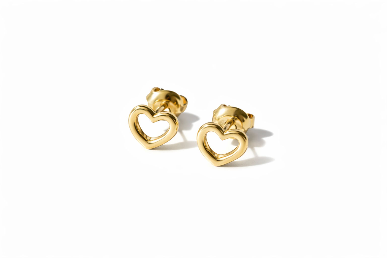 Mini Heart Stud Earrings