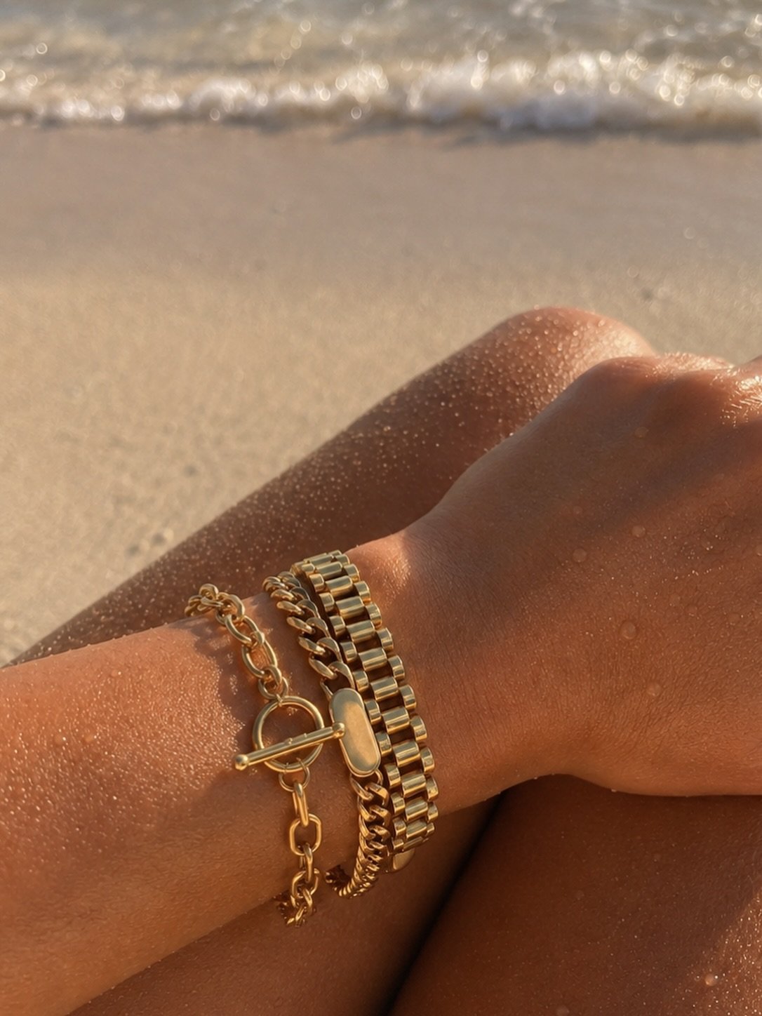 POV: your jewelry survives salt water, sunscreen, and every summer adventure ✨🌊 #waterproofjewelry