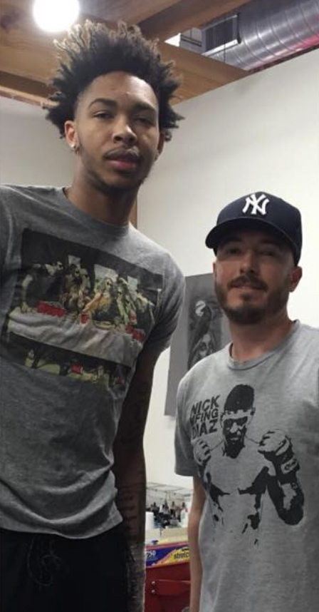 With Brandon Ingram (two-time NBA All-Star)