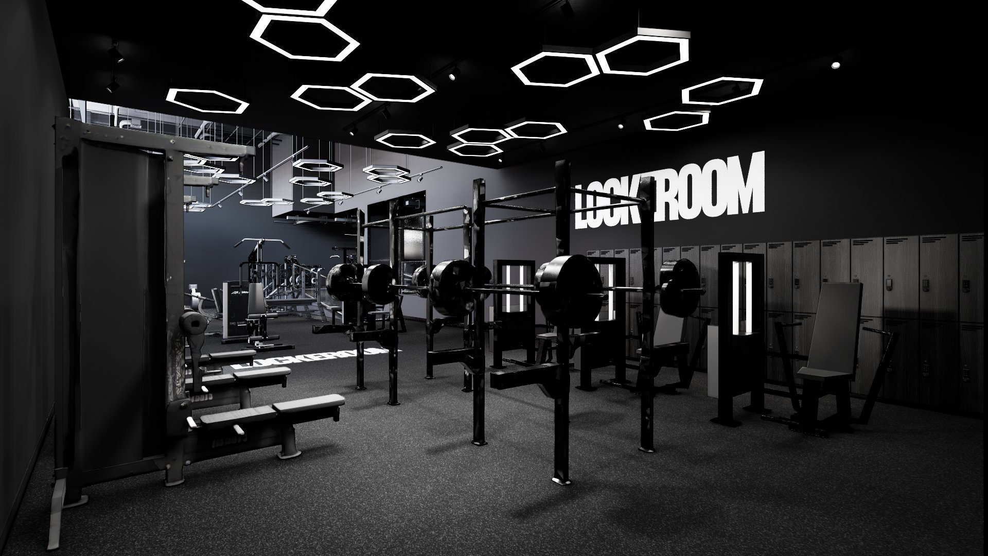 Lockeroom Collins St, Weights