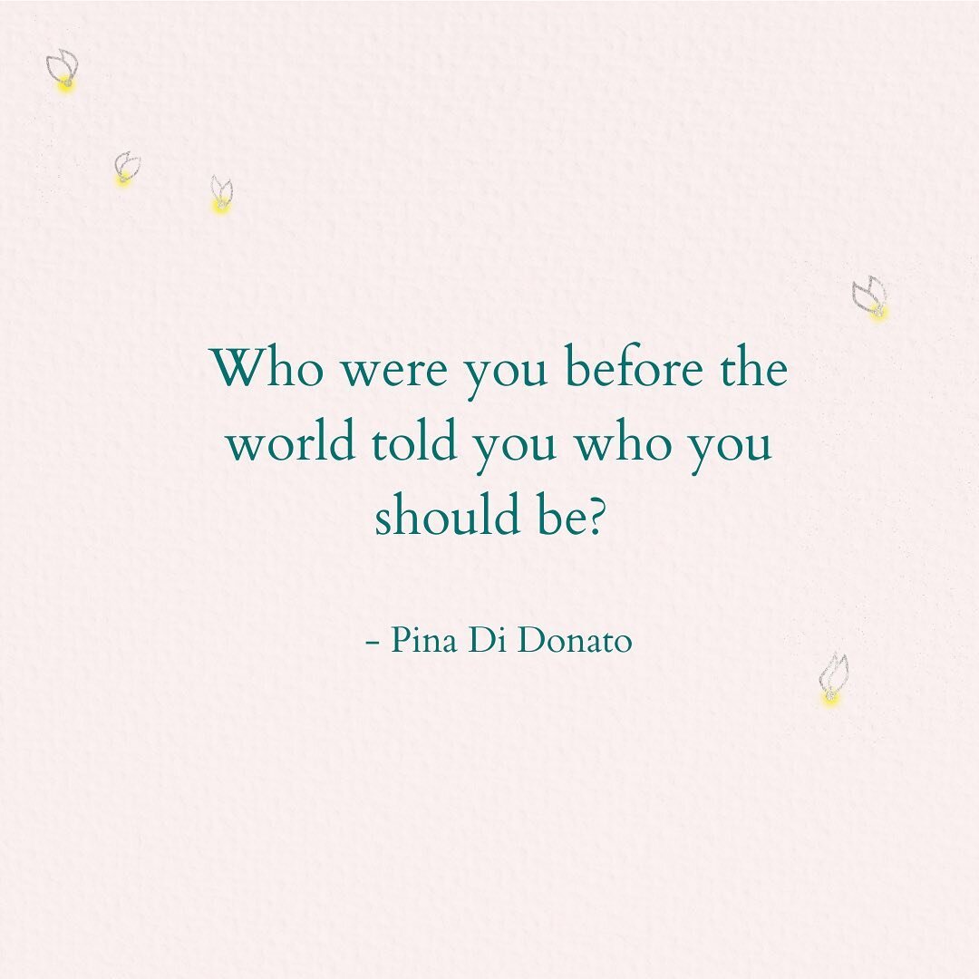 Before the world told us who we needed to be, we knew exactly who we were. And somehow that all got lost in conditioning. Once you realise that you don&rsquo;t have to fit the mould created for you, that perfection is a false standard, then you can j