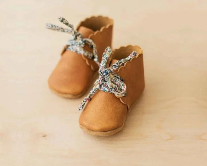 Scalloped Boots in Apricot // $48                                                                Learn More