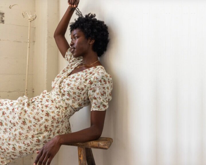 Damaris Wrap Dress Floral // $150