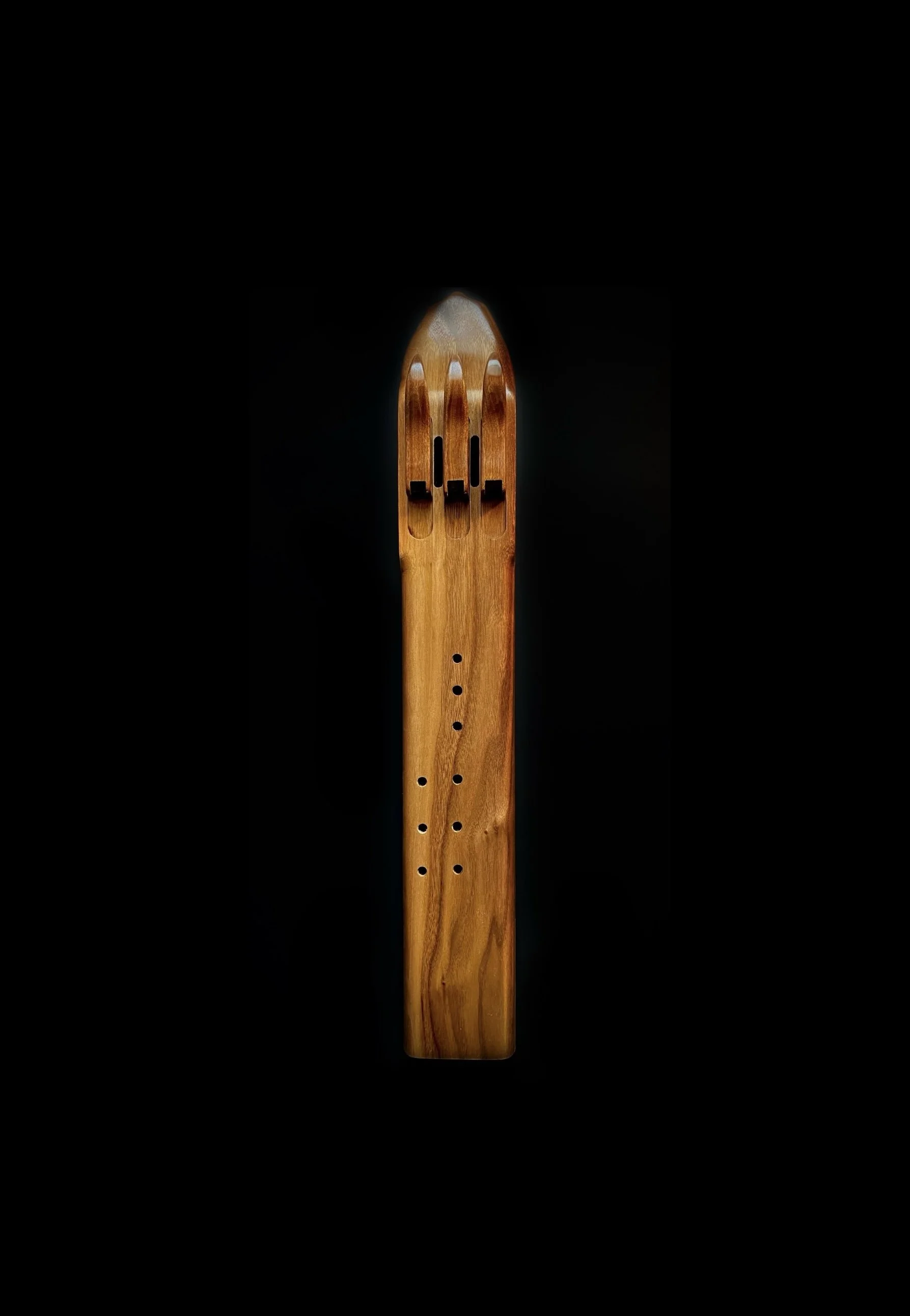 Native American Style Triple Flute -  MADE - TO - ORDER