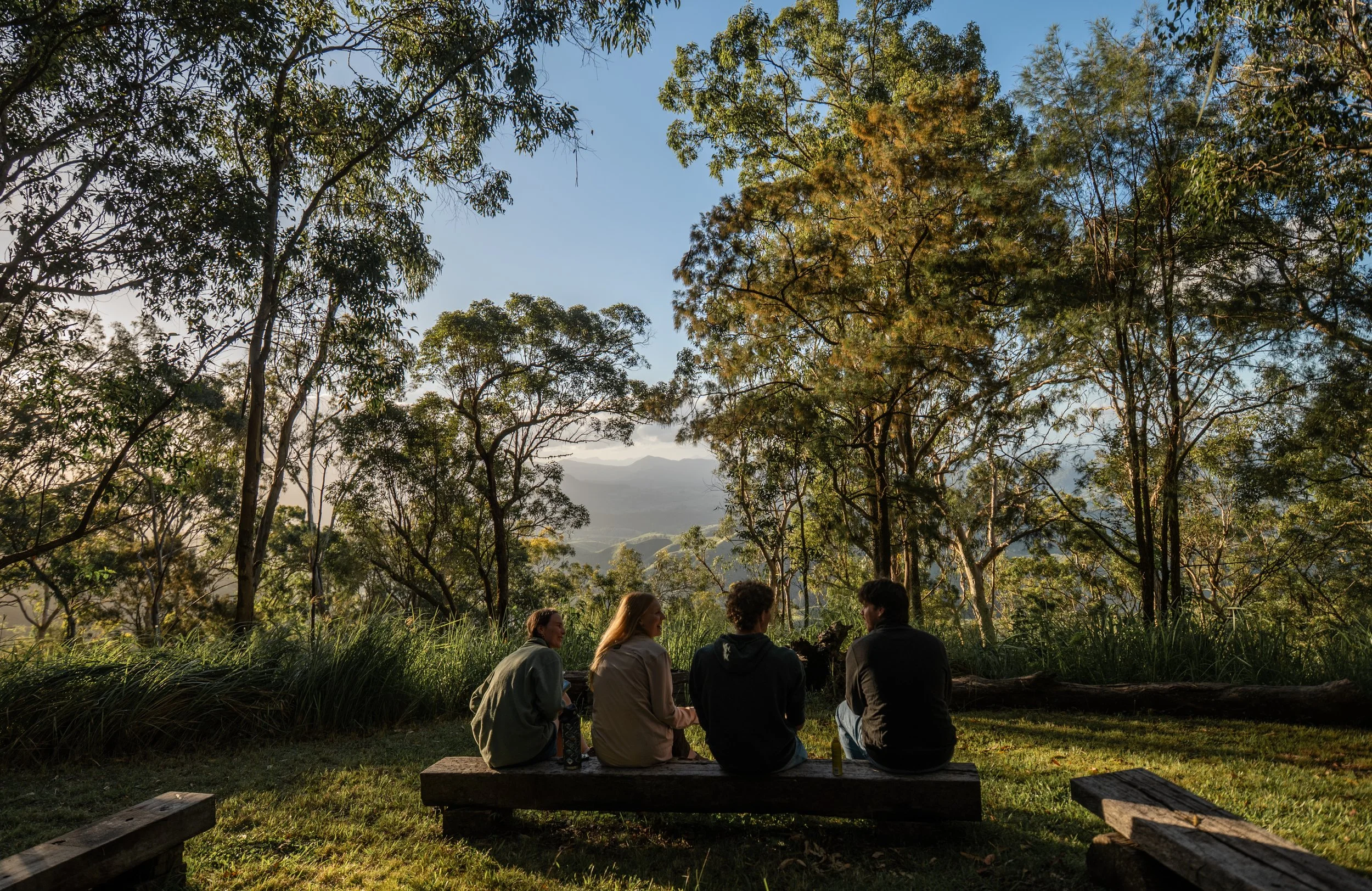 Wild Mountains campsite view Scenic Rim QLD
