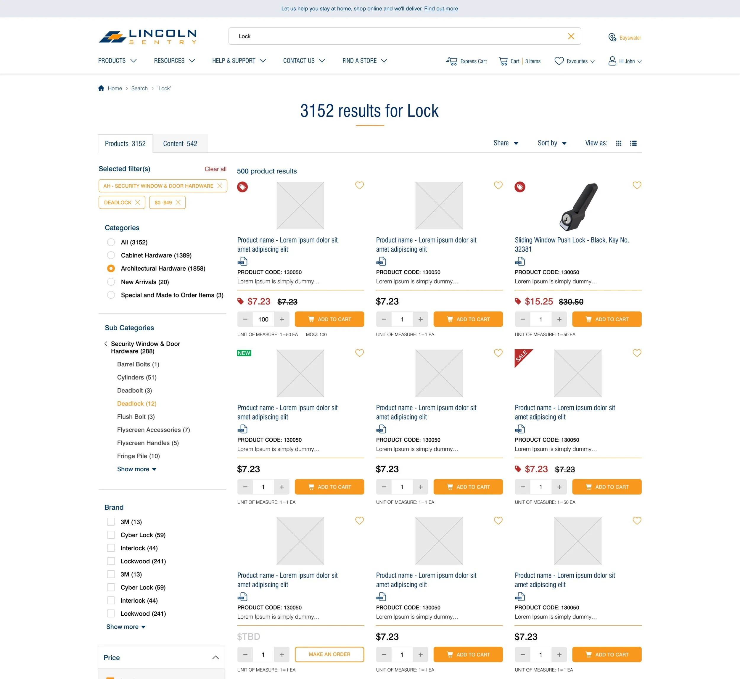 The search results pages allows customers to have flexibility in refining their results based on categories, brand, price and other attributes. It also allows the customer to explore other forms of content relevant to the product they are searching …